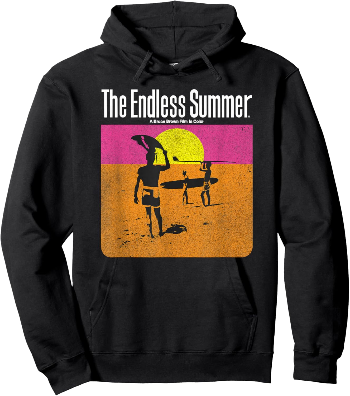 The Endless Summer 1966 Classic Surf Movie 60s Vintage Surf Hoodie - Hoodie | Black