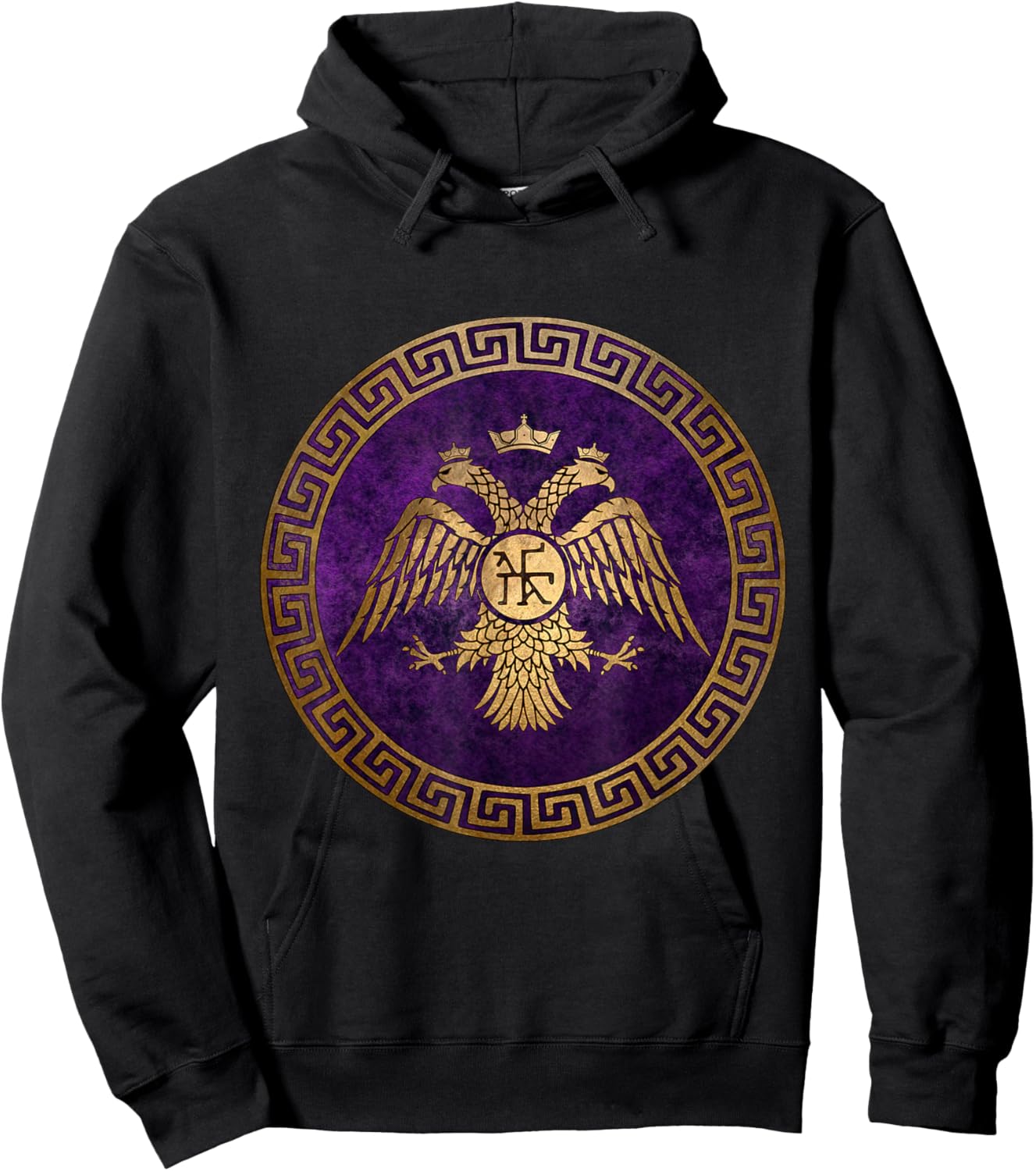 Byzantine Empire Byzantium Symbol of Constantinople Hoodie - Hoodie | Black