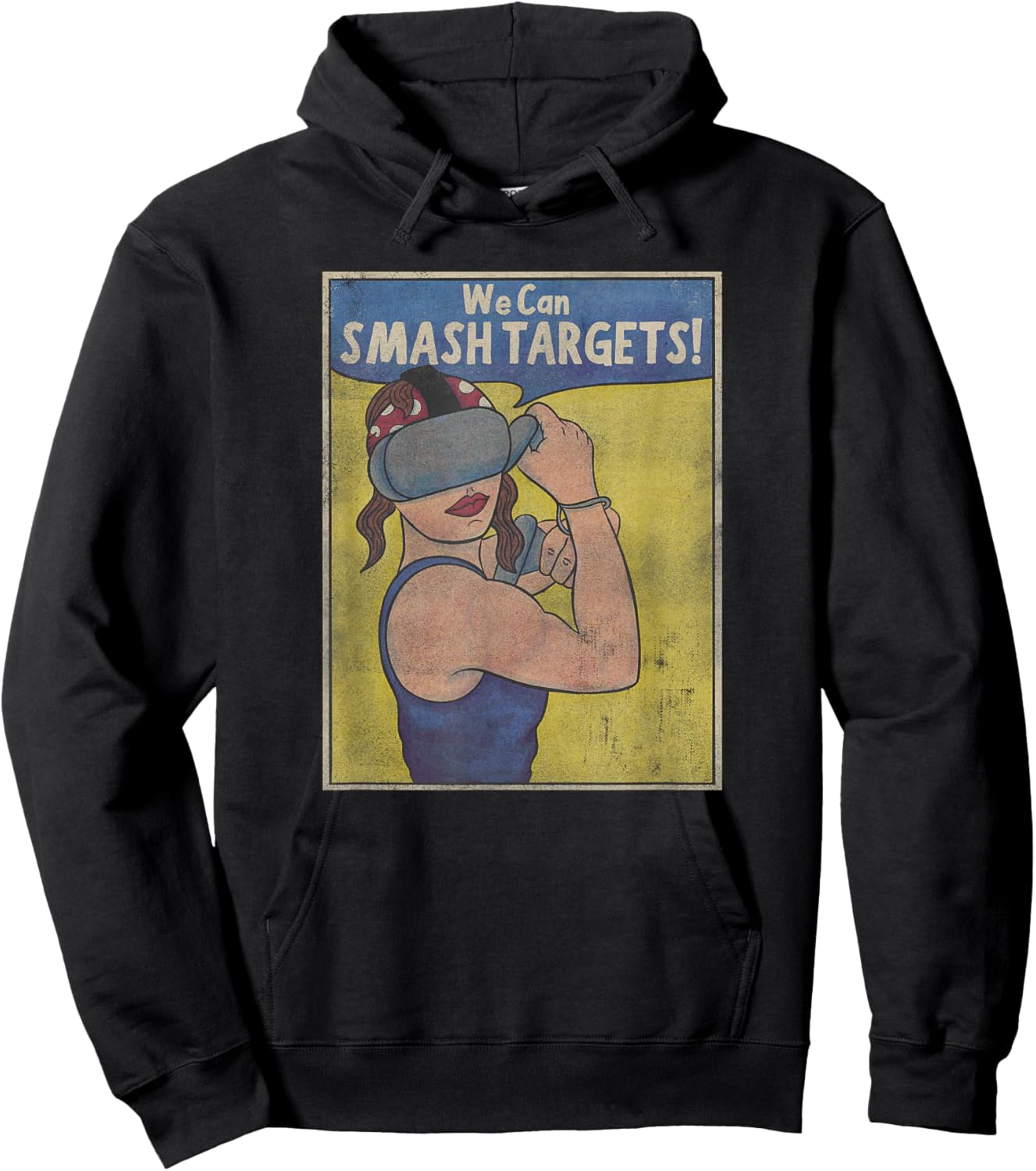 VR Fitness - Virtual Reality Workout - We Can Smash Targets Hoodie - Hoodie | Black