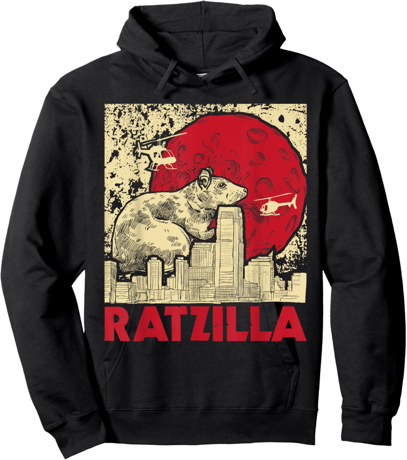 Ratzilla - Rat Whisperer Rodent Lover Rat Lover Hoodie - Hoodie | Black