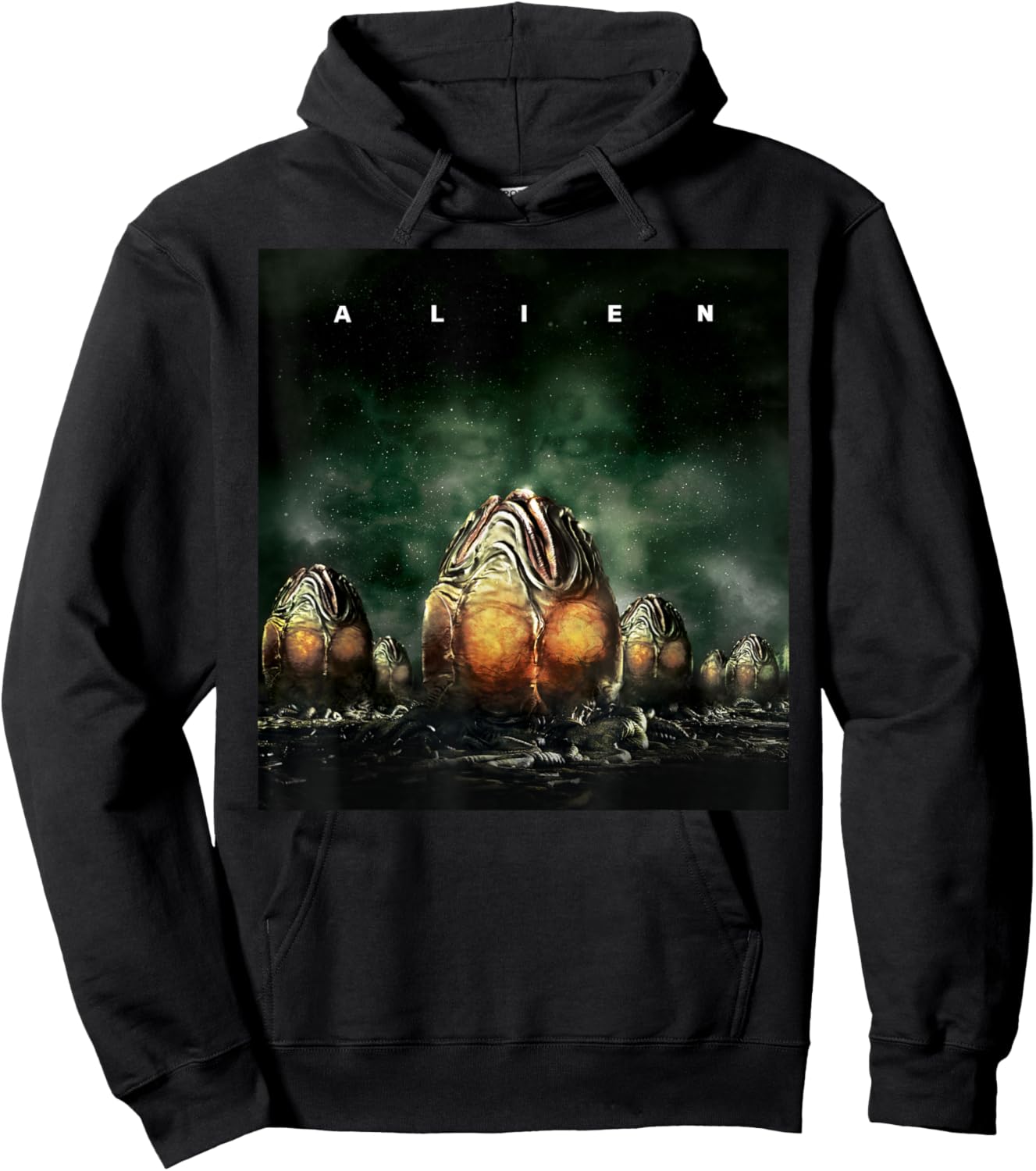 Alien Xenomorph Eggs Movie Poster Hoodie - Hoodie | Black