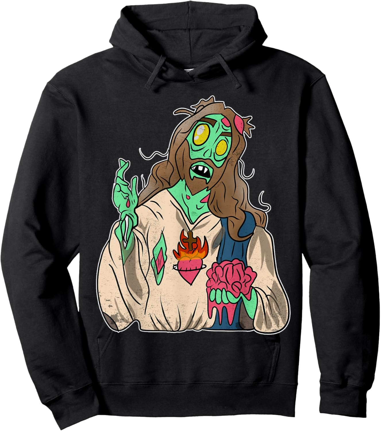 Zombie Jesus Day | Easter | Zombie Jesus Hoodie - Hoodie | Black