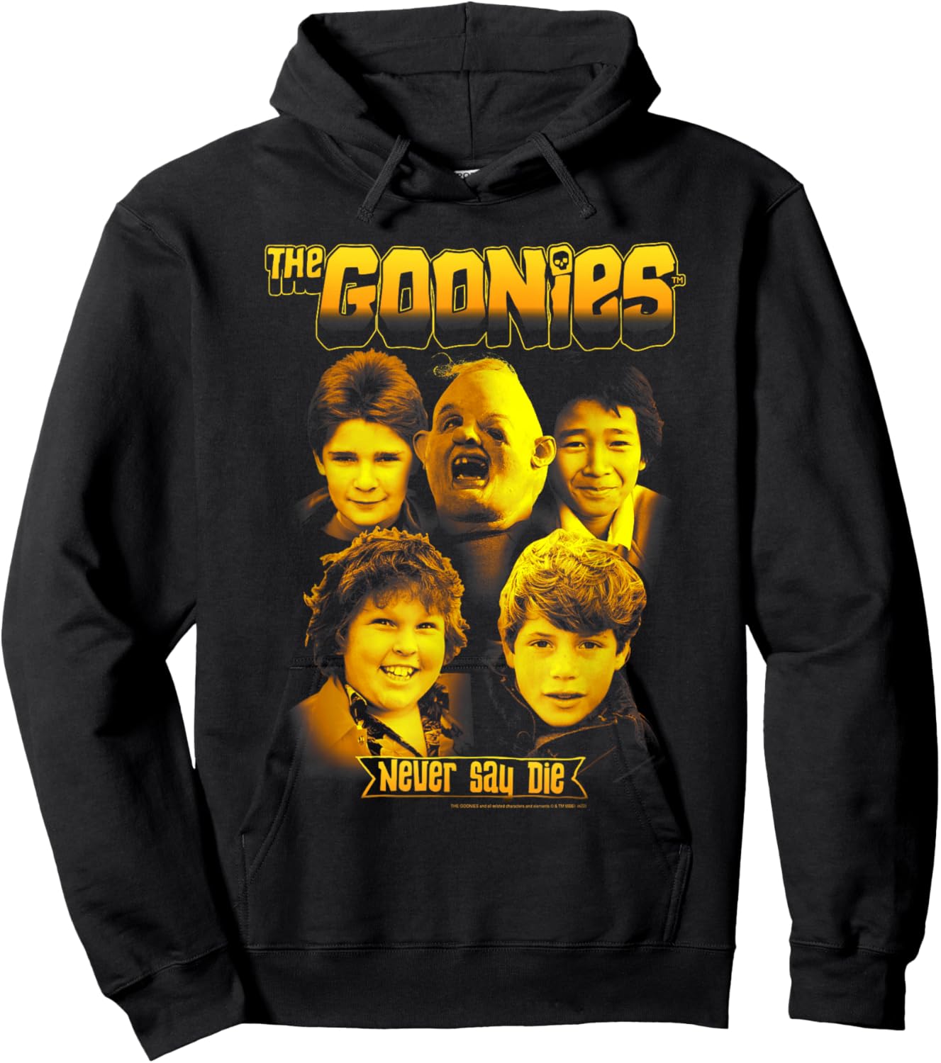 The Goonies Character Collage Hoodie - Hoodie | Black