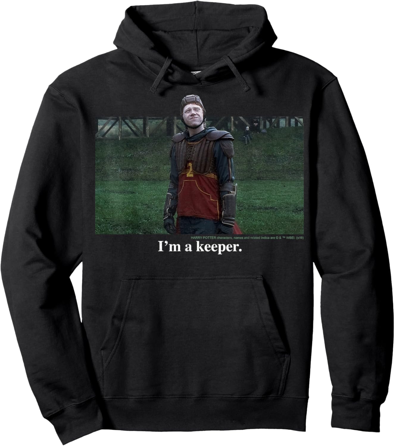 Harry Potter Ron Weasley I'm A Keeper Meme Hoodie - Hoodie | Black