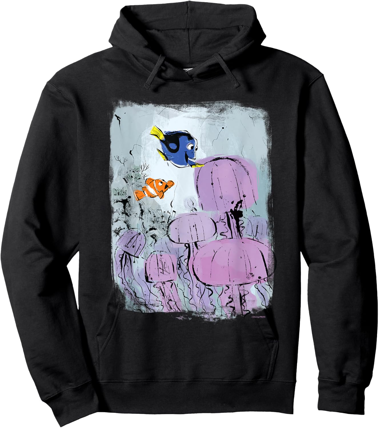 Disney and Pixar’s Finding Nemo Marlin & Dory Jellyfish Hoodie - Hoodie | Black