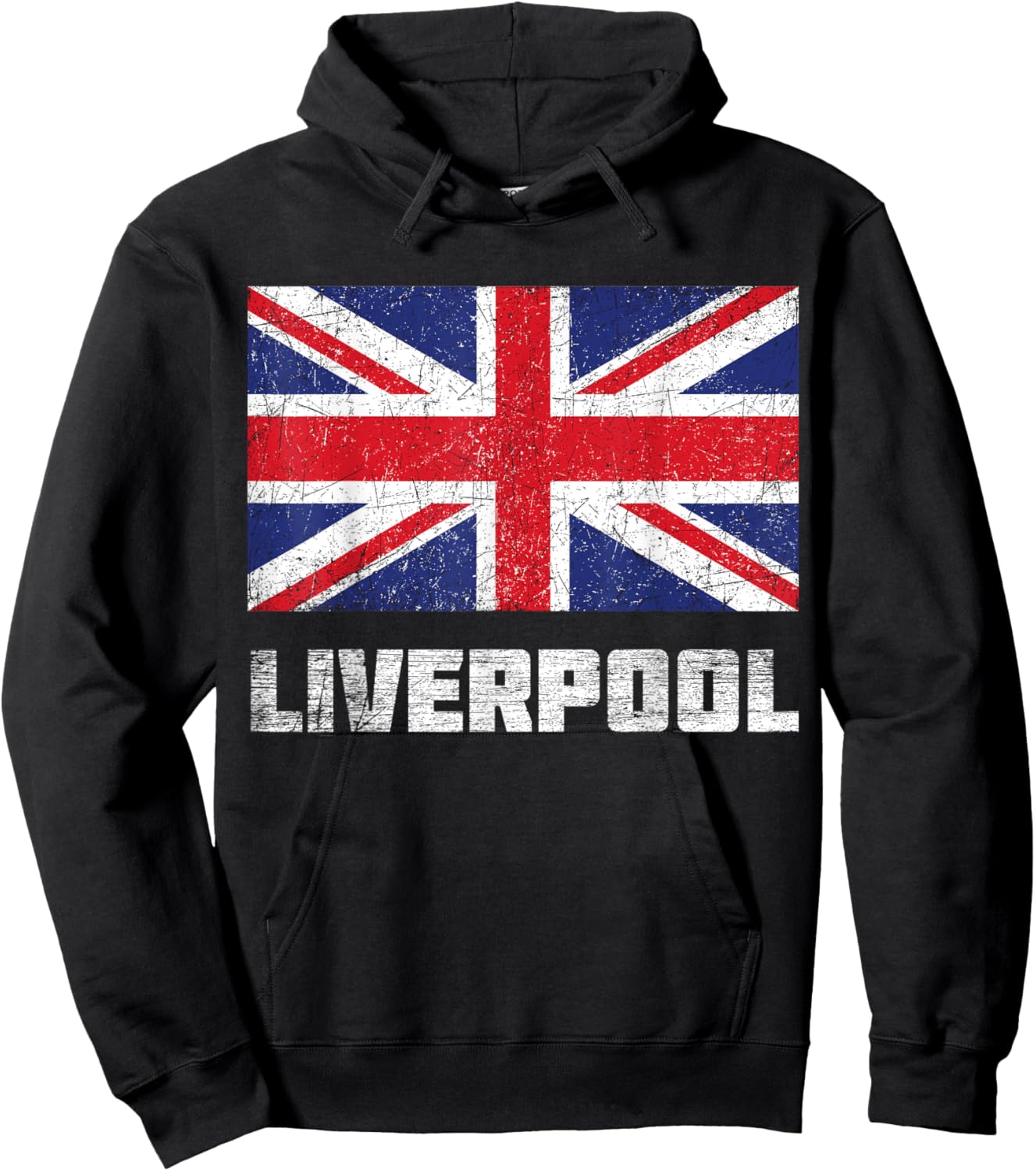 Liverpool Vintage UK Hoodie - Hoodie | Black