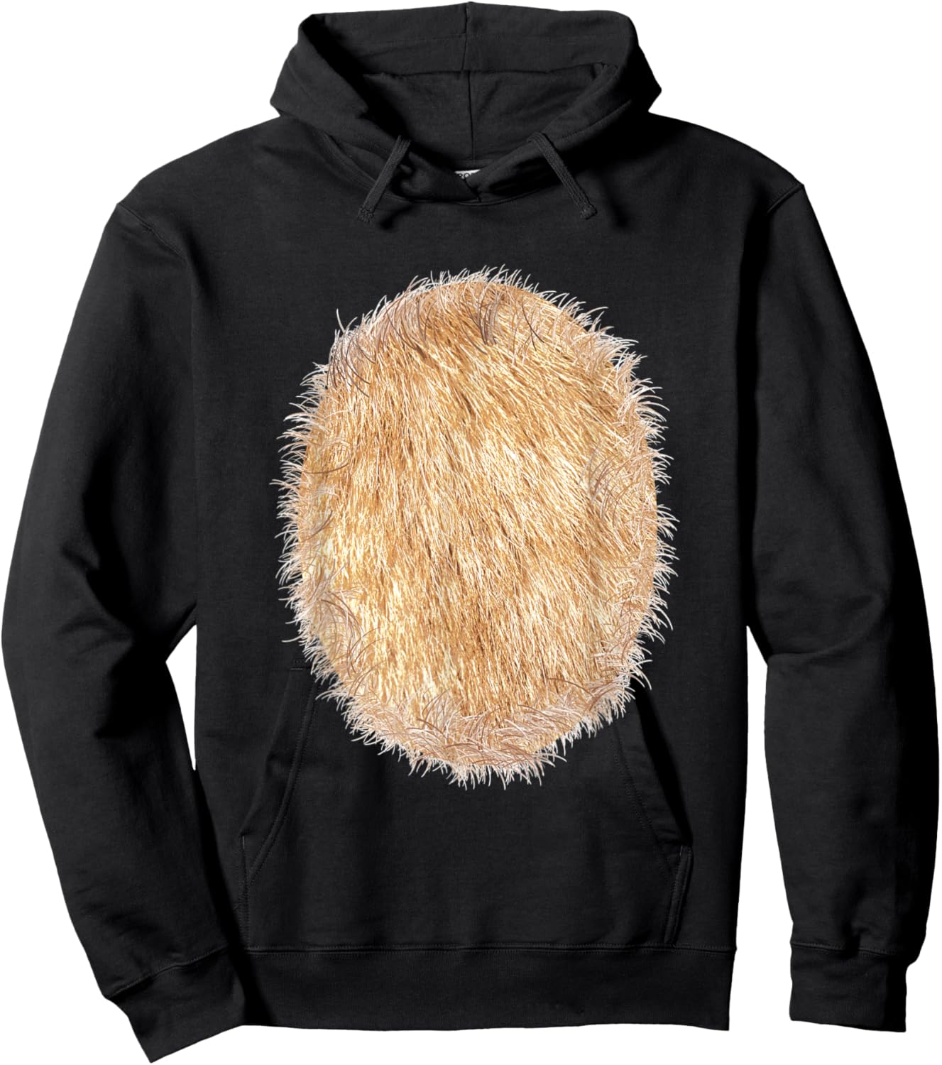 Deer Belly Halloween Costume Christmas Reindeer DIY Hoodie - Hoodie | Black
