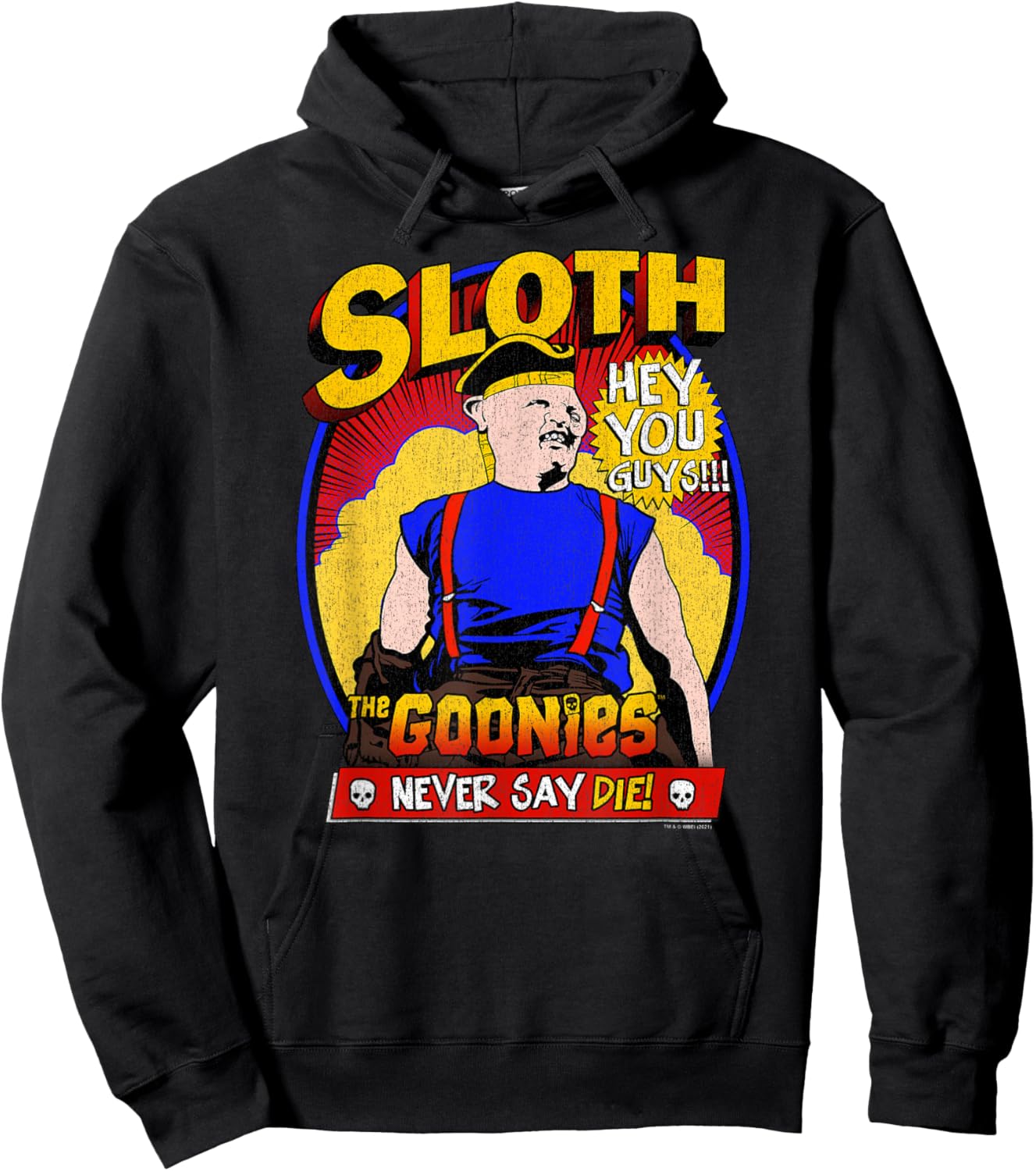 The Goonies Super Sloth Hoodie - Hoodie | Black