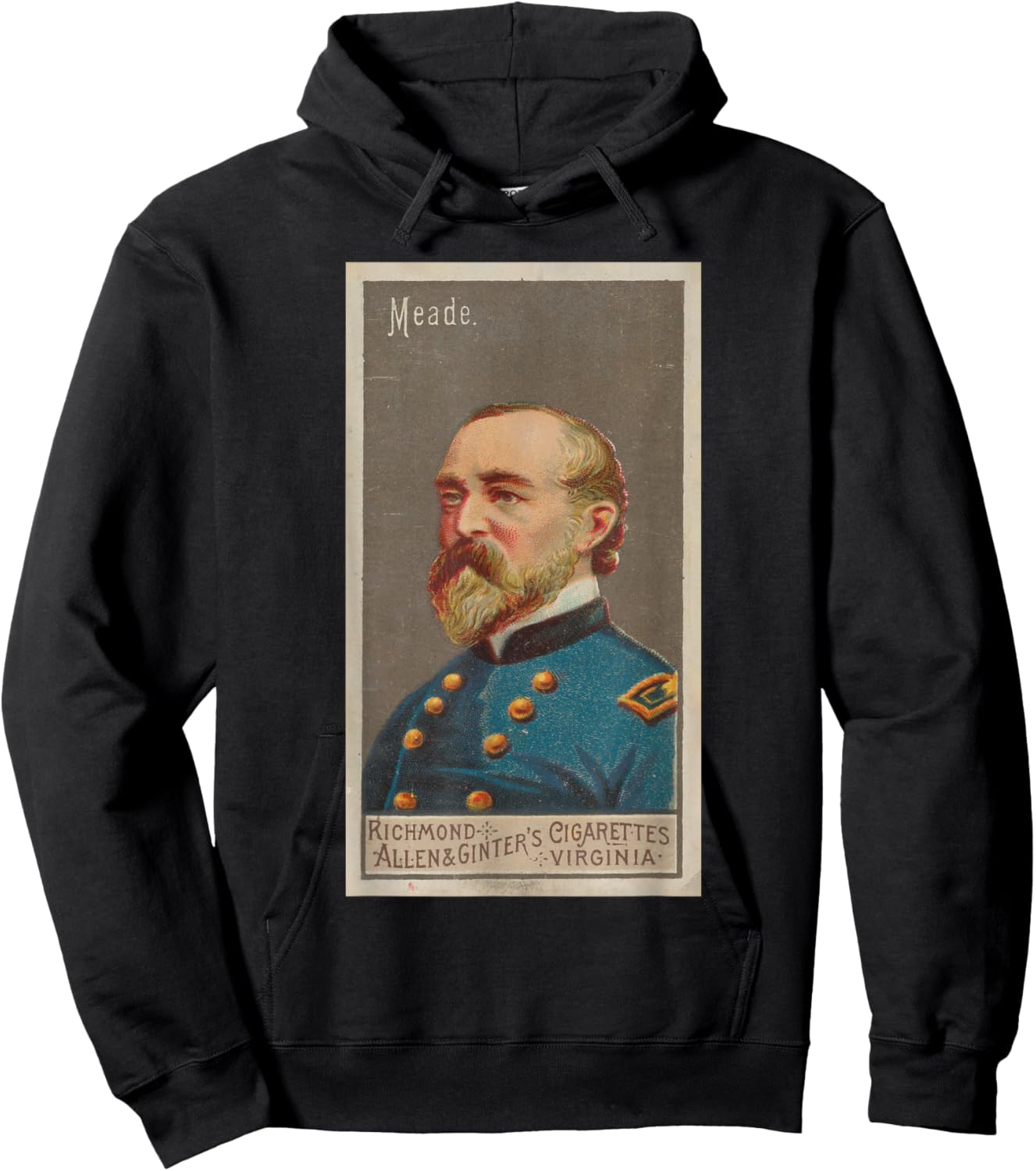 General George Meade Portrait (1888) Hoodie - Hoodie | Black
