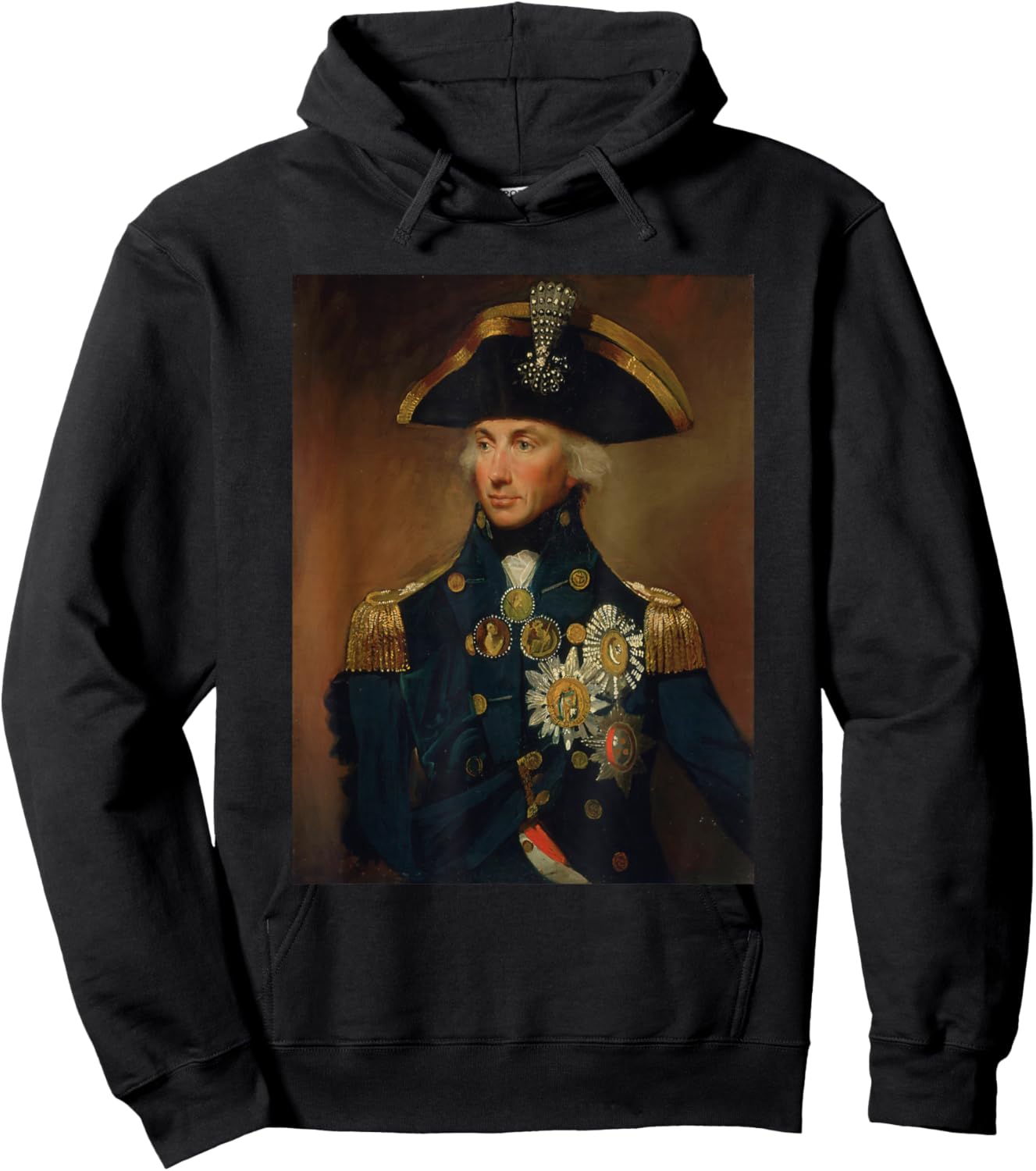 Lemuel-Francis Abbot's Rear-Admiral Sir Horatio Nelson Hoodie - Hoodie | Black