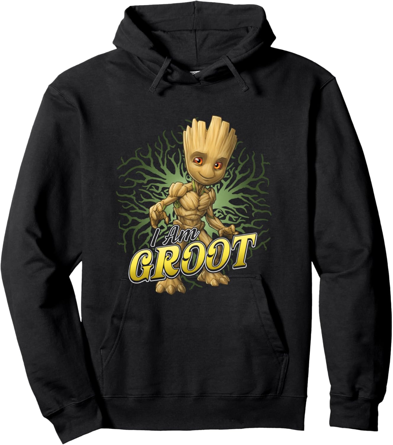 Marvel Guardians Of The Galaxy I Am Baby Groot Roots Poster Hoodie - Hoodie | Black