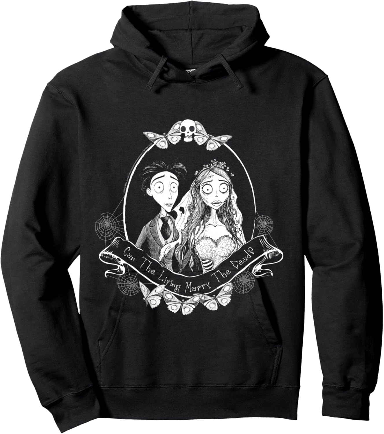 Corpse Bride Can the Living Marry the Dead? Movie Hoodie - Hoodie | Black