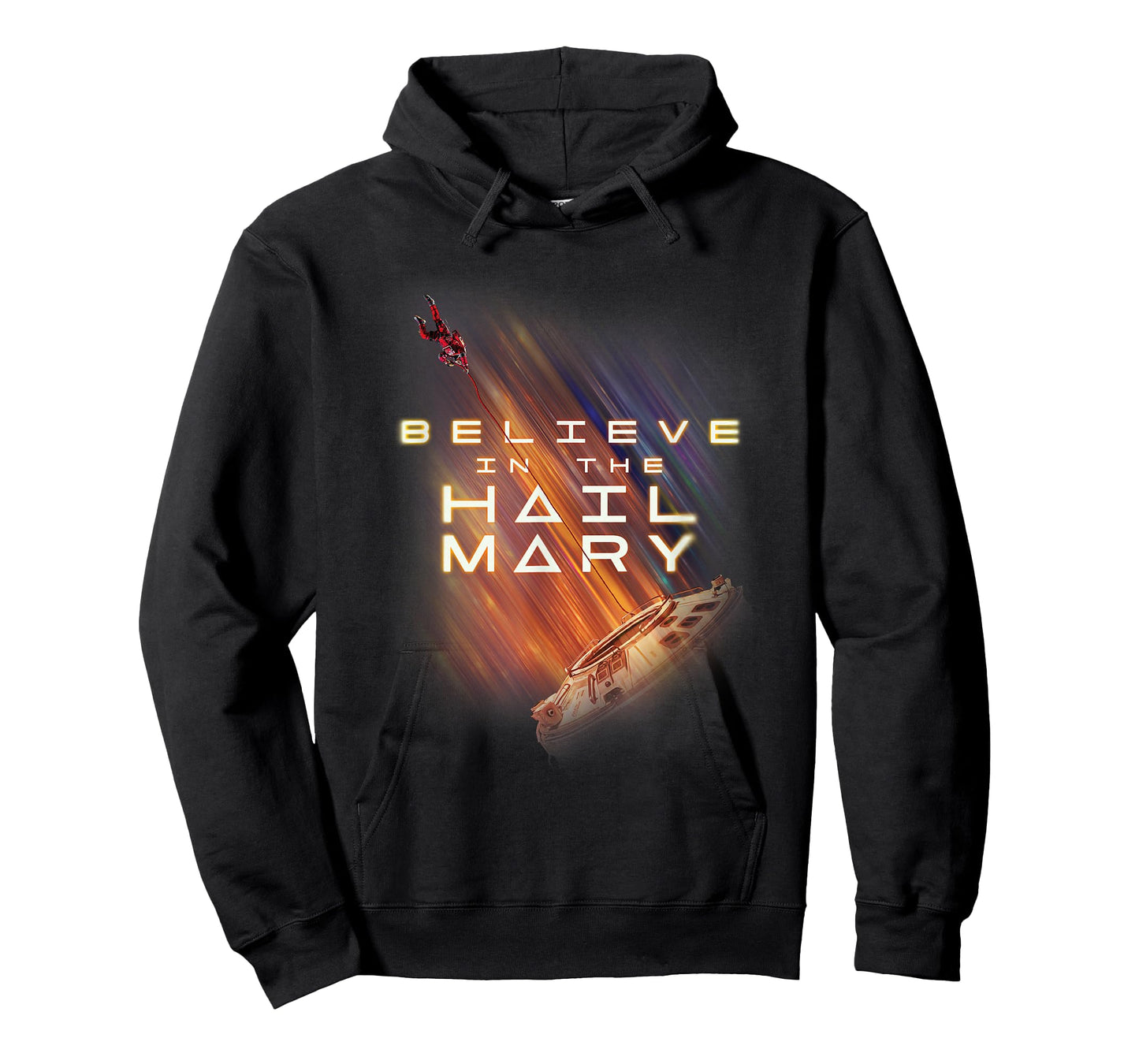 Believe in the Hail Mary T-Shirt - Hoodie | Black