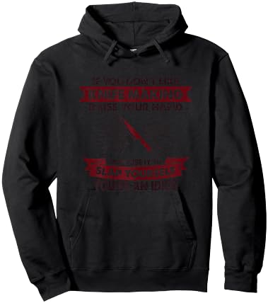 Raise Your Hand Slap Yourself - Hobby Funny Knife Making Hoodie - Hoodie | Black