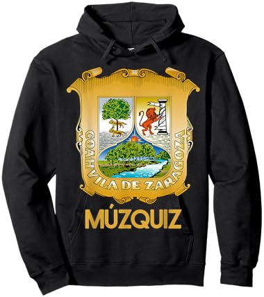 Muzquiz Coahuila Estado De Mexico Escudo Eagle Aguila Hoodie - Hoodie | Black