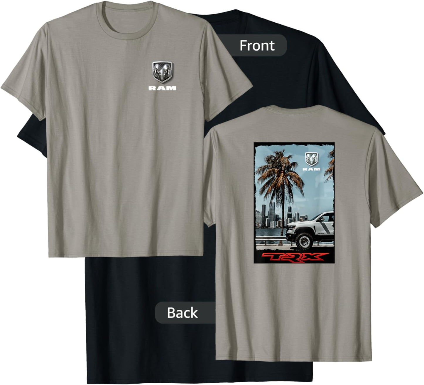 RAM Trucks TRX Palm T-Shirt - T-Shirt | Black
