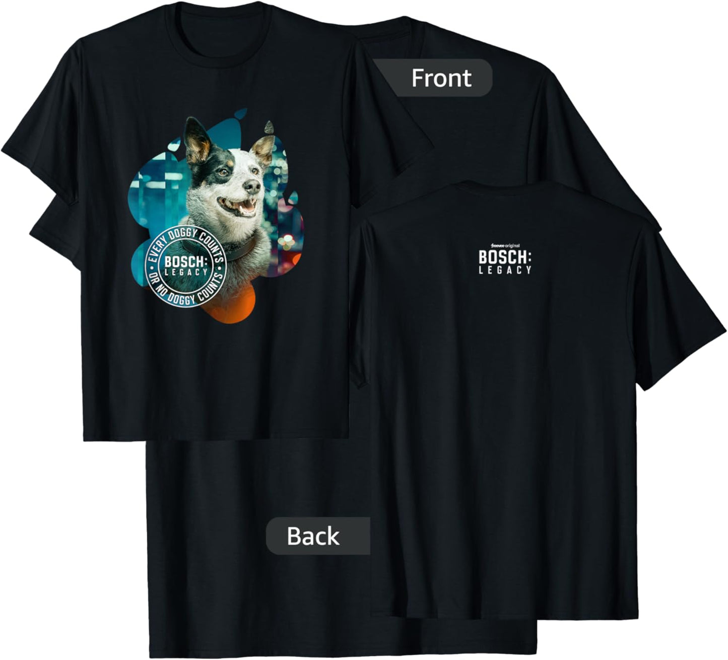 Bosch - Every Doggy Counts T-Shirt - T-Shirt | Black