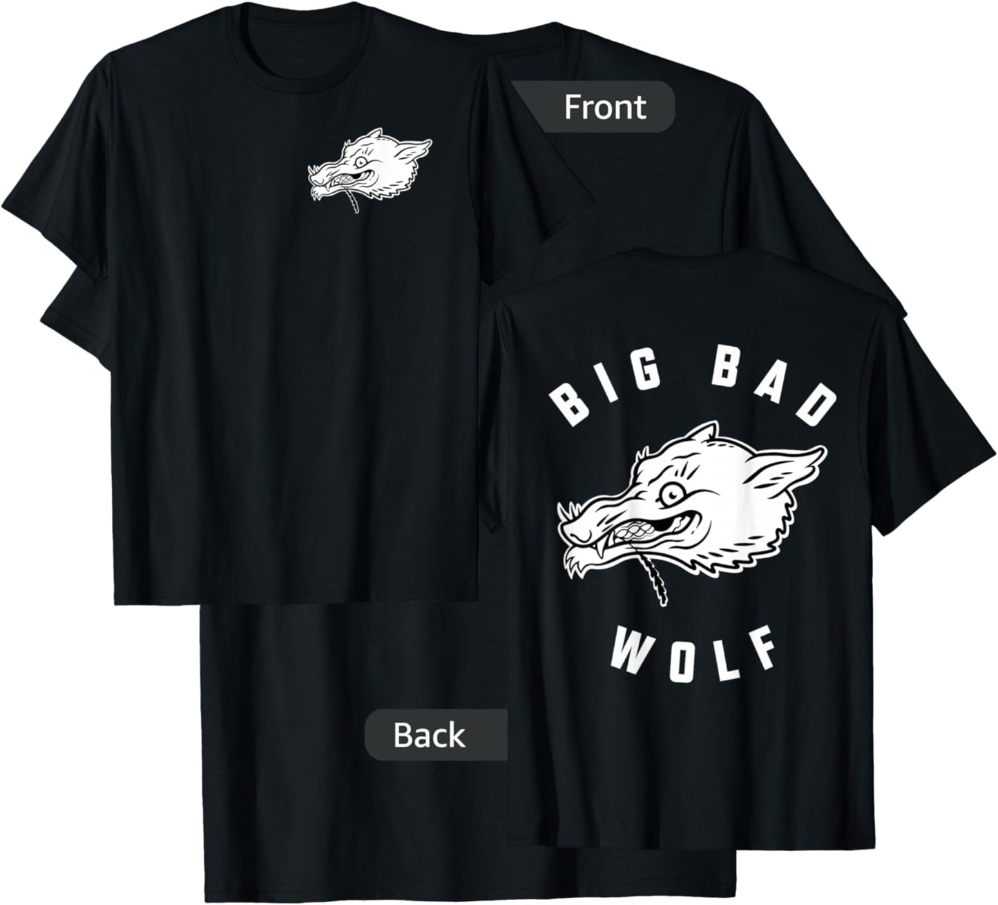 Bad Wolf T-Shirt - T-Shirt | Black