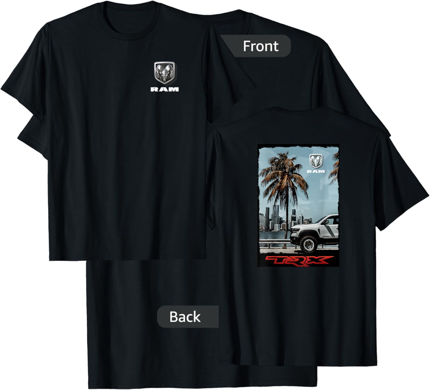 RAM Trucks TRX Palm T-Shirt - T-Shirt | Black