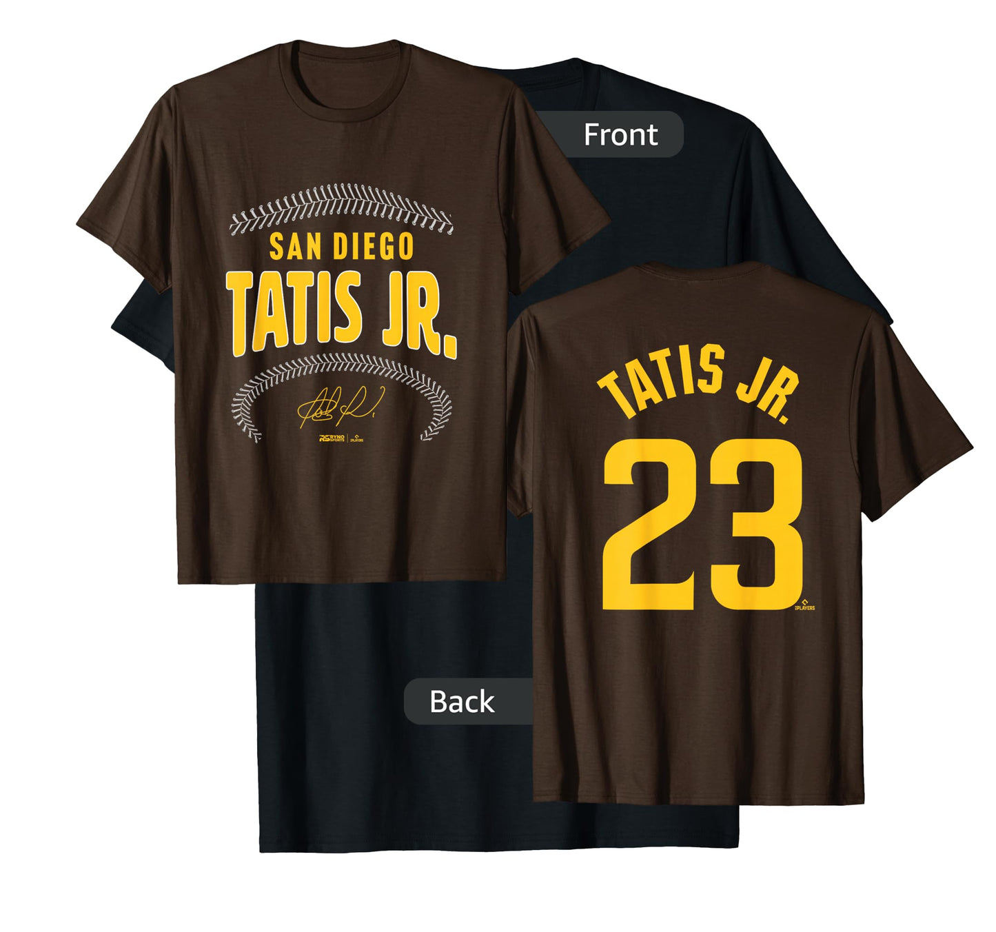 Fernando Tatis Jr. San Diego Name & Number (Front & Back) T-Shirt