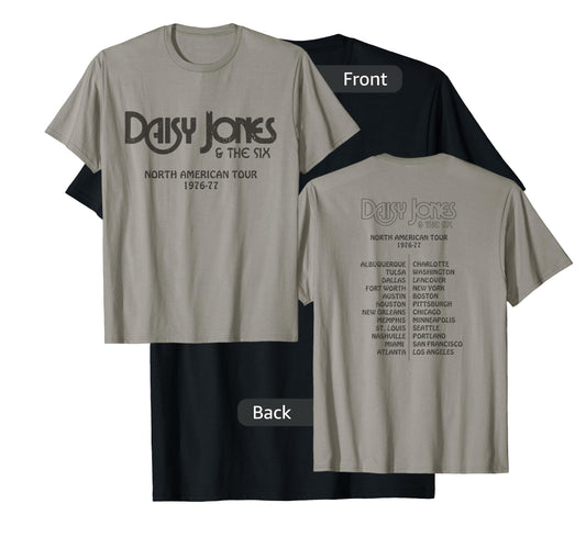 Daisy Jones & the Six - North American Tour 1976-77 Vintage T-Shirt