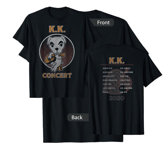 Animal Crossing: New Horizons K.K. Slider In Concert Vintage T-Shirt