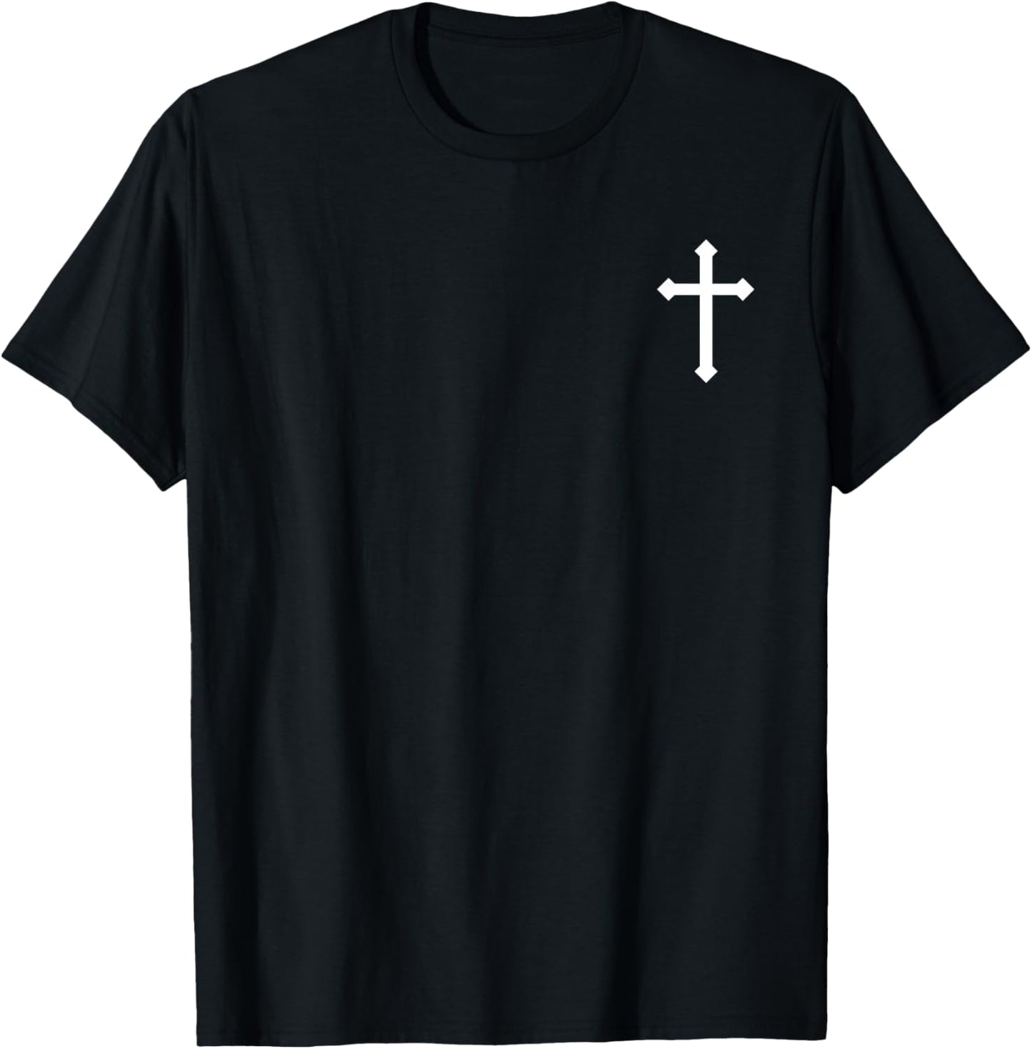 Cross Pocket Graphic Print for Christians T-Shirt - T-Shirt | Black