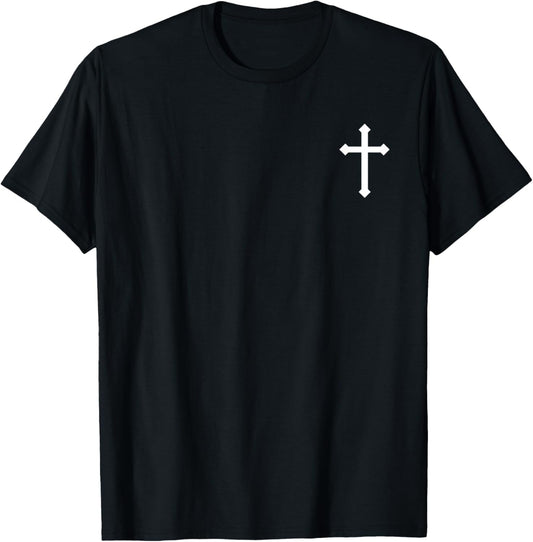 Cross Pocket Graphic Print for Christians T-Shirt - T-Shirt | Black