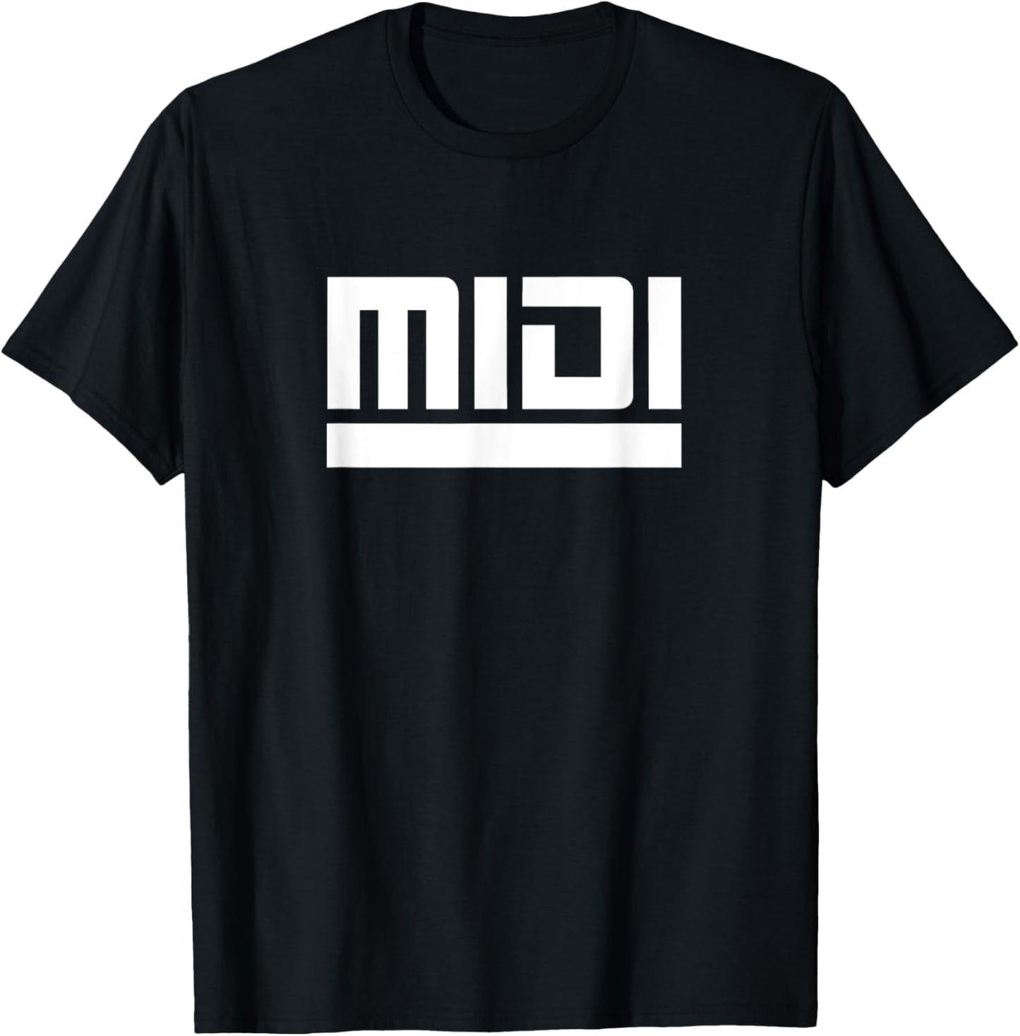 Funny MIDI Analog Synth Synthesizer Circuit Bending Music T-Shirt - T-Shirt | Black