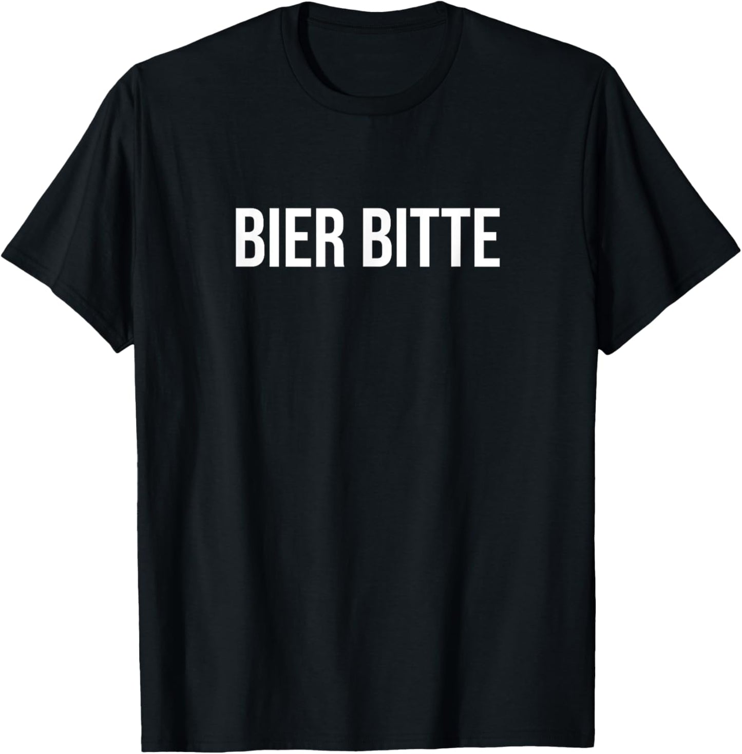 Beer Please in German Germany Beer T-Shirt - T-Shirt | Black