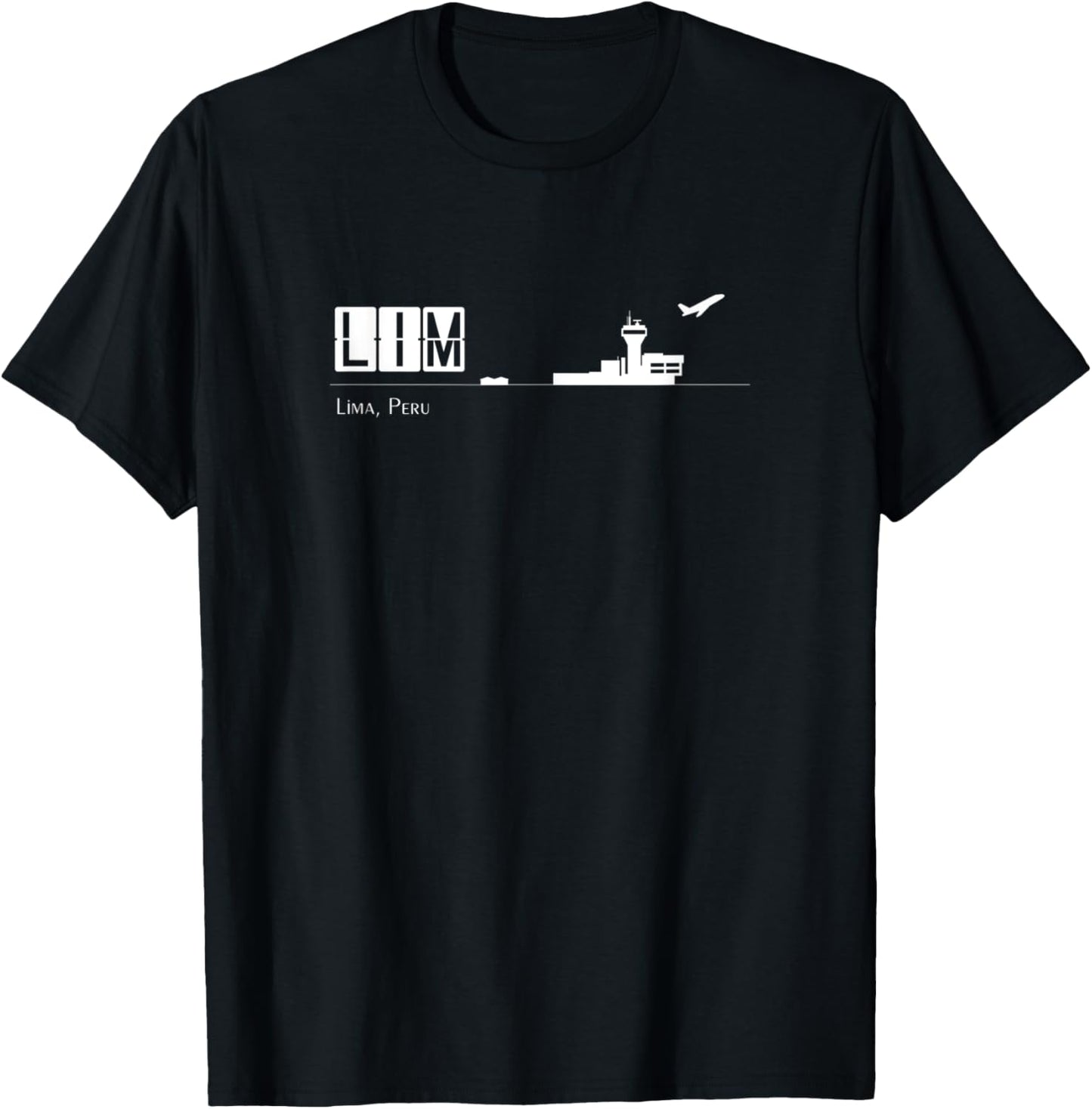 LIM Airport Code for Lima Peru T-Shirt - T-Shirt | Black