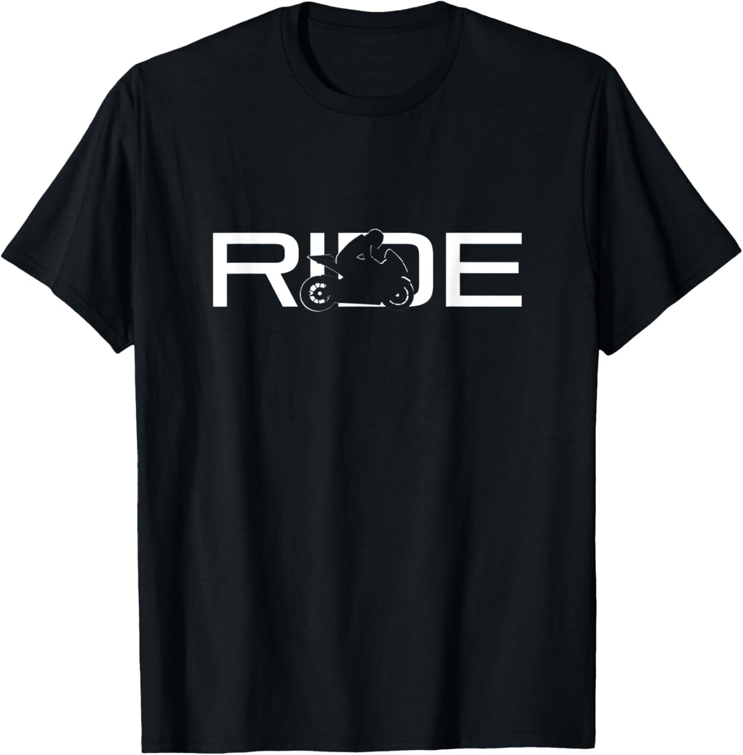 Motorcycle Clothing for Bikers -Adults Black Small T-Shirt - T-Shirt | Black