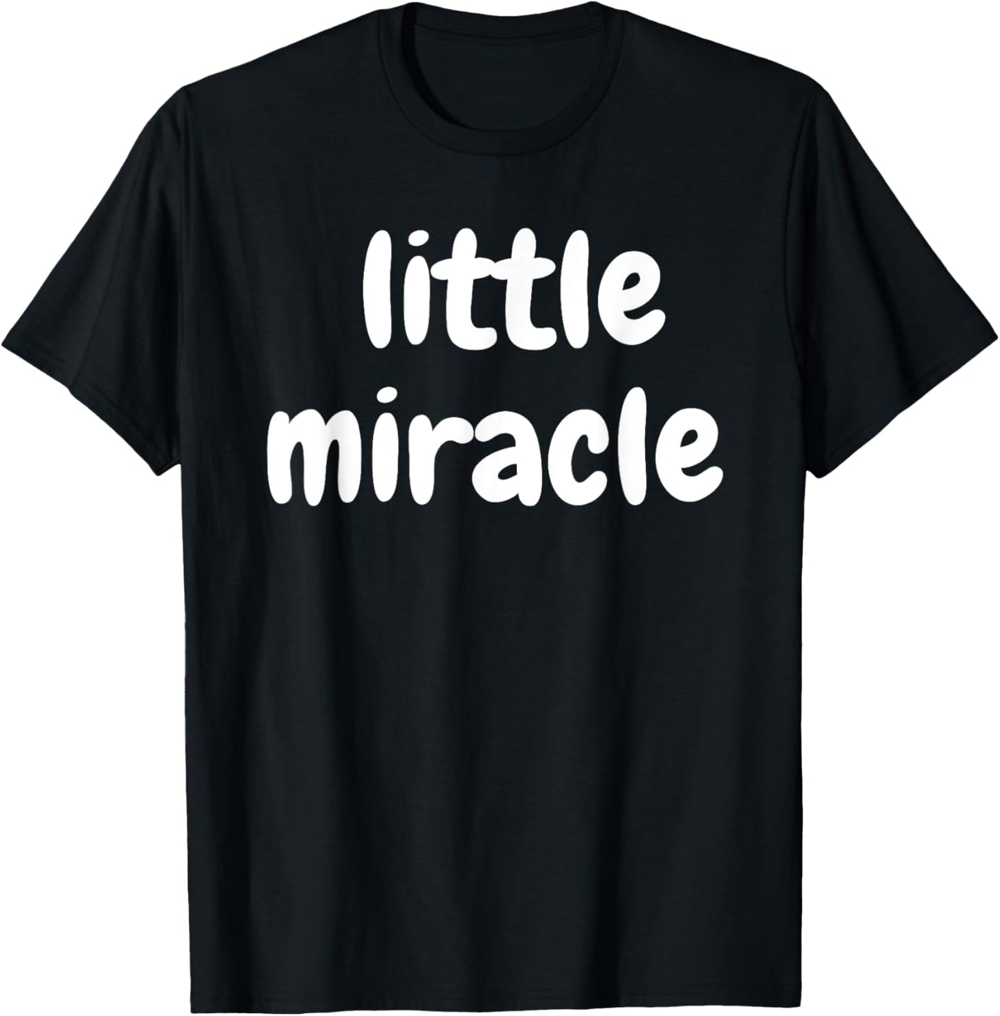 Little Miracle Cute Kids T-Shirt - T-Shirt | Black