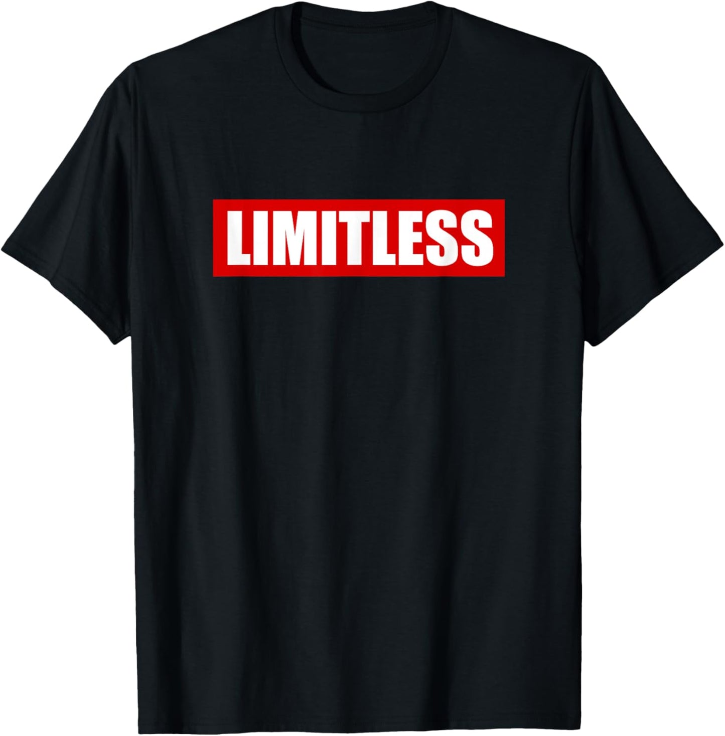 LIMITLESS Inspirational Entrepreneur Motivational No Limit T-Shirt - T-Shirt | Black