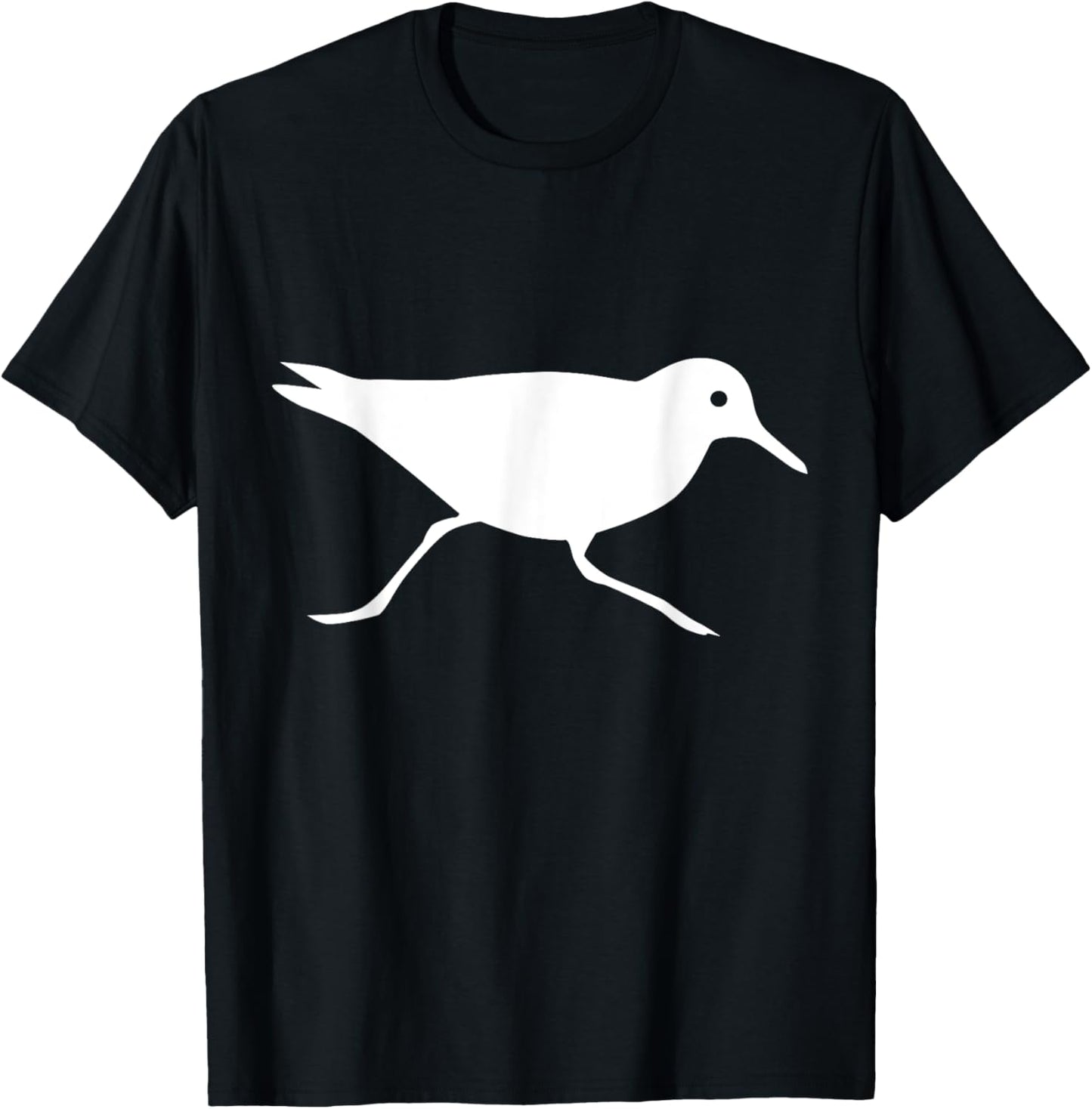 Sandpiper Bird I Aesthetic Sandpiper Bird T-Shirt - T-Shirt | Black
