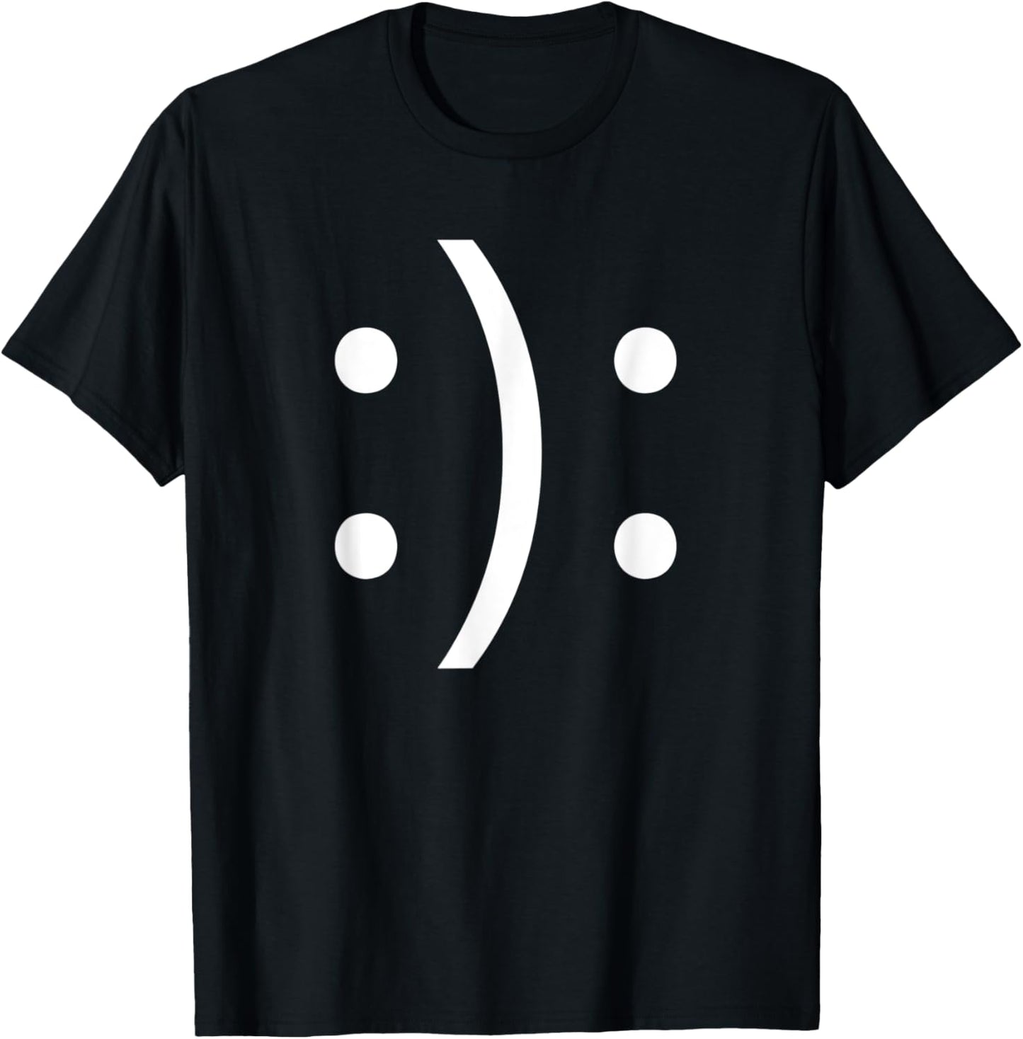 Bipolar Emoticon Sad Happy Face Bipolar Disorder Awareness T-Shirt - T-Shirt | Black