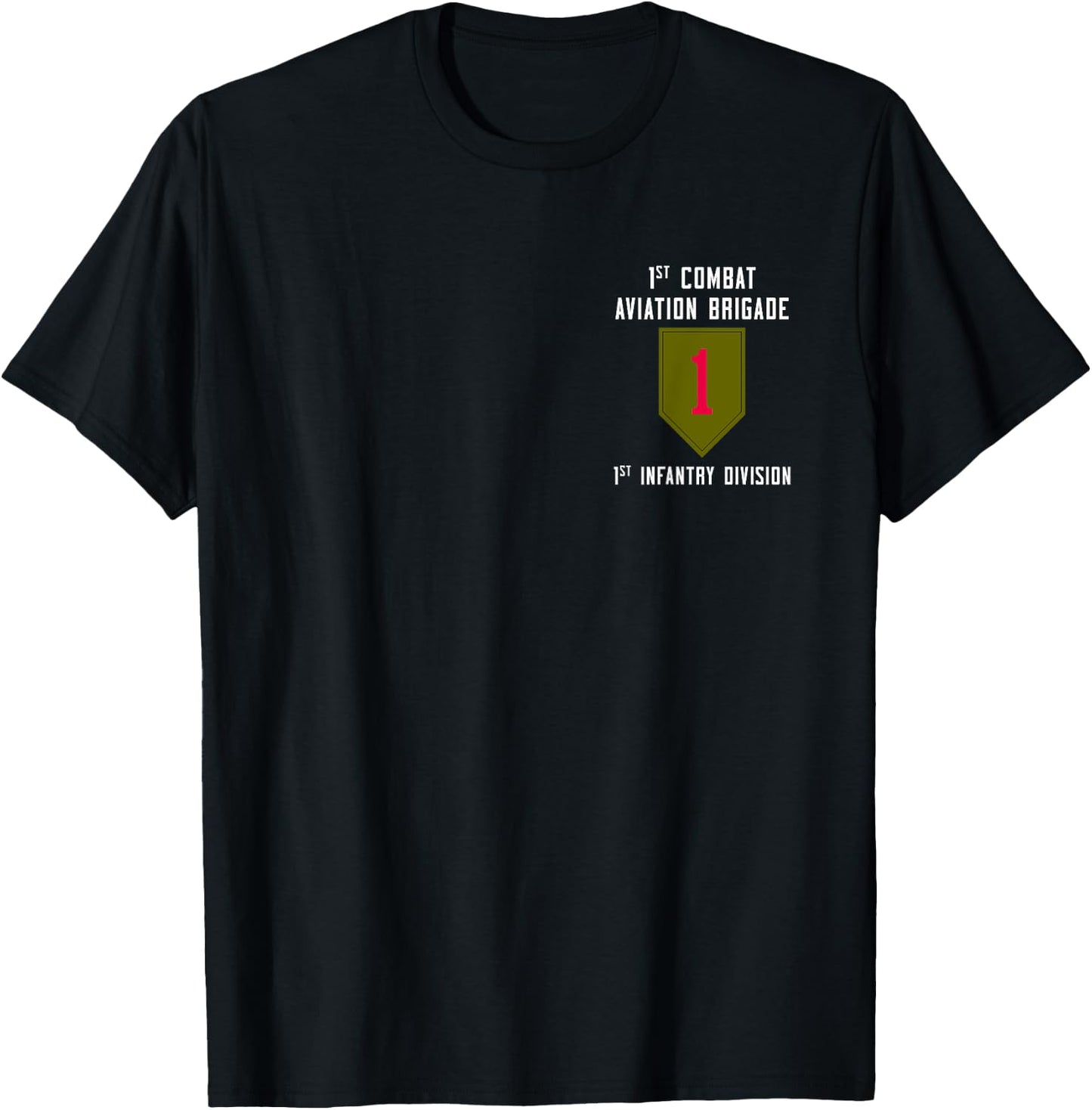 1st Combat Aviation Brigade 1CAB 1st Infantry Division T-Shirt - T-Shirt | Black