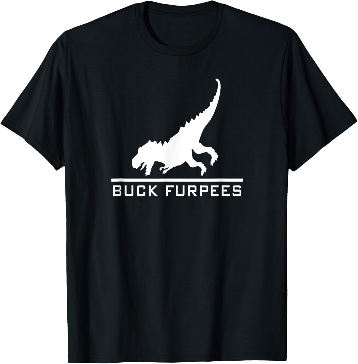 Buck Furpees Dinosaur - Funny Burpees Gym Workout Fitness T-Shirt - T-Shirt | Black