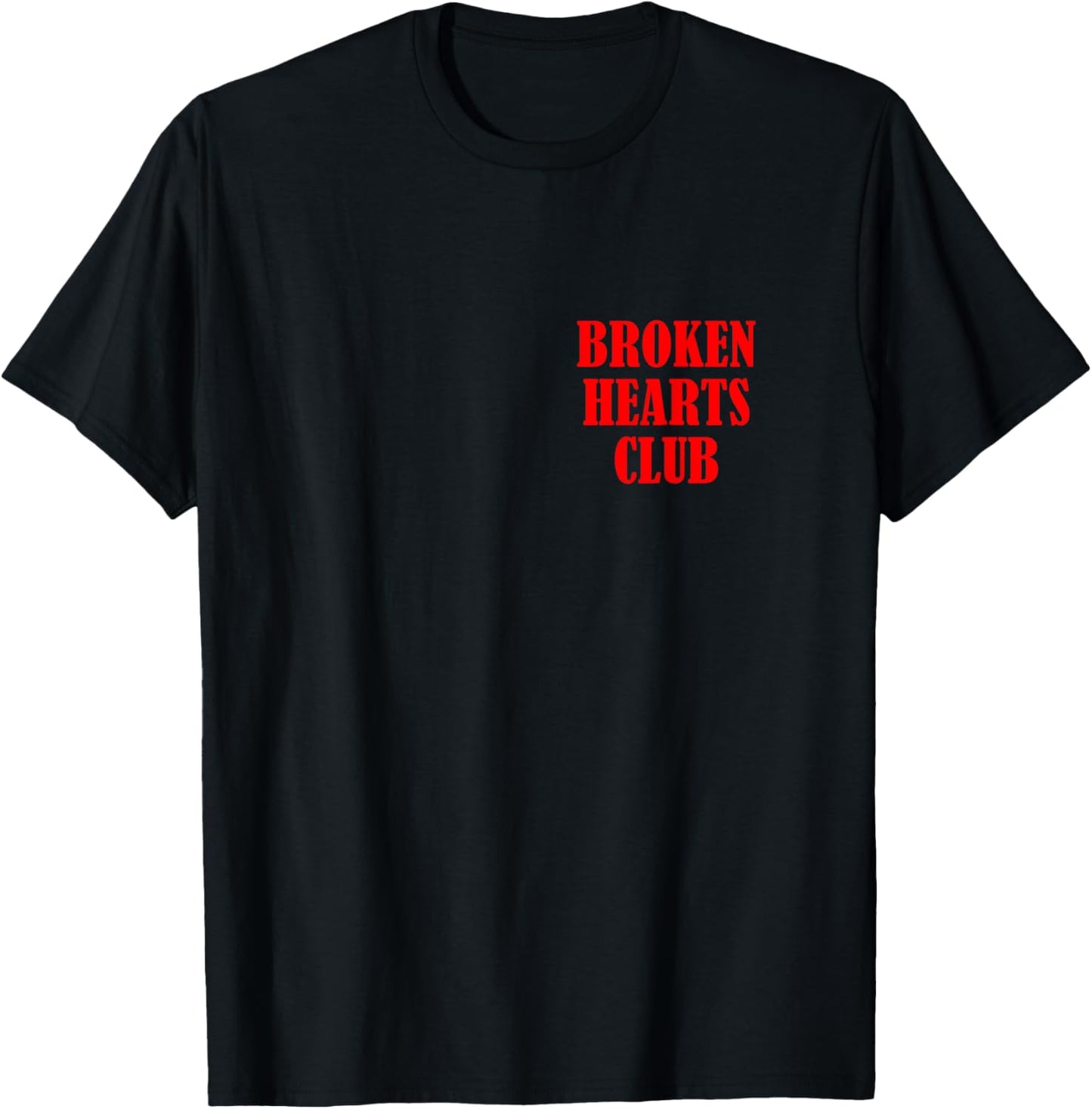 Broken Heart Club Anti Valentine Divorce Breakup Heartbroken T-Shirt - T-Shirt | Black