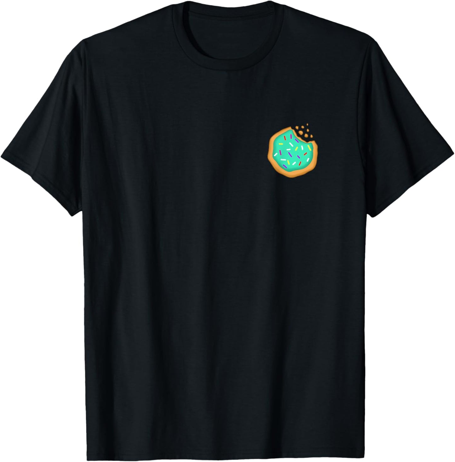 Teal Sugar Cookie on Pocket Scout Cookies Taster Lover Baker T-Shirt - T-Shirt | Black