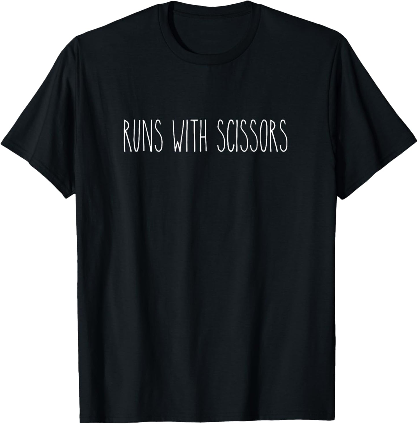 Rae inspired Dunn runs with scissors humorous funny T-Shirt - T-Shirt | Black