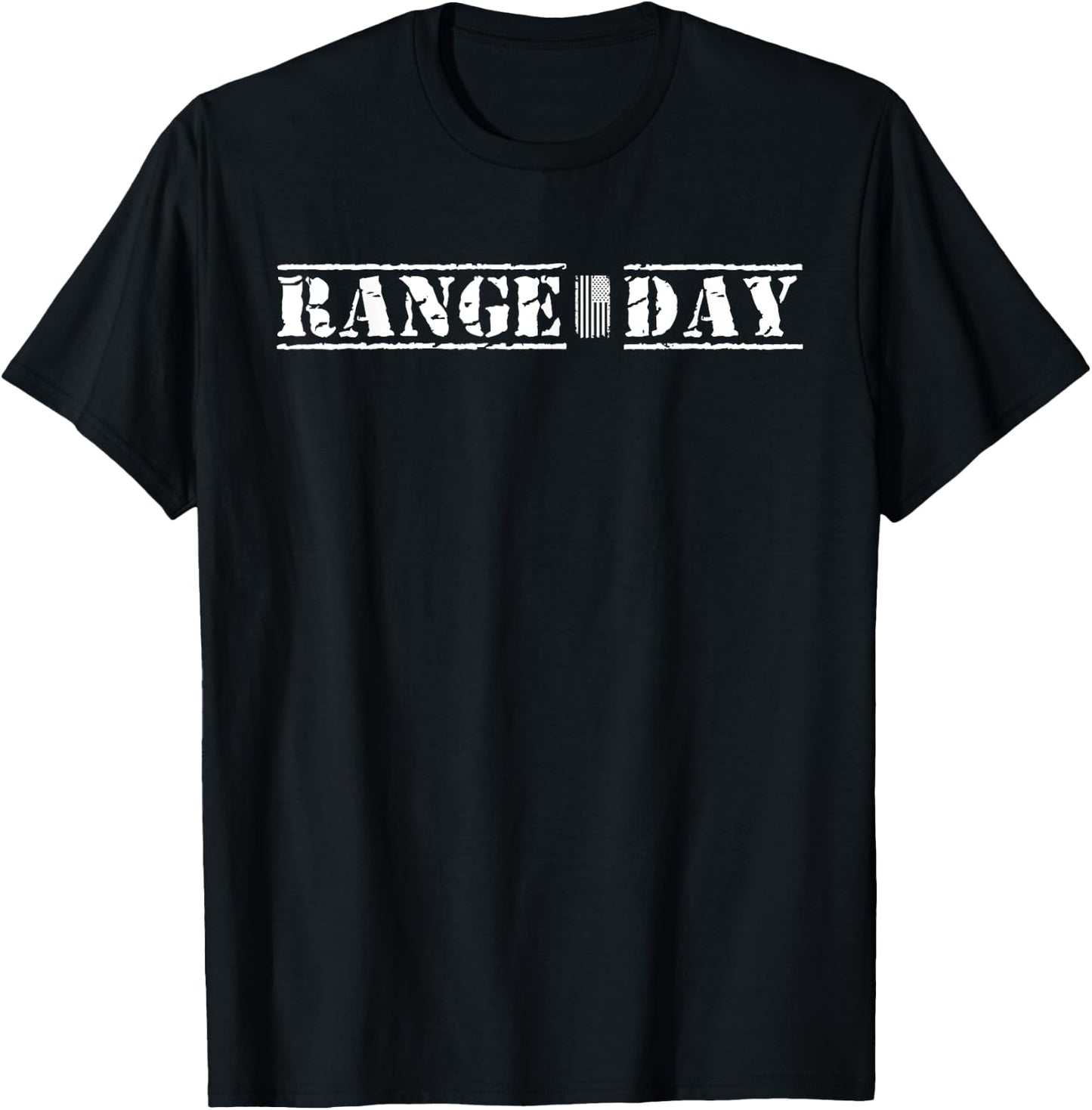 Range Day American Flag Patriotic Shooting Range Women Men T-Shirt - T-Shirt | Black