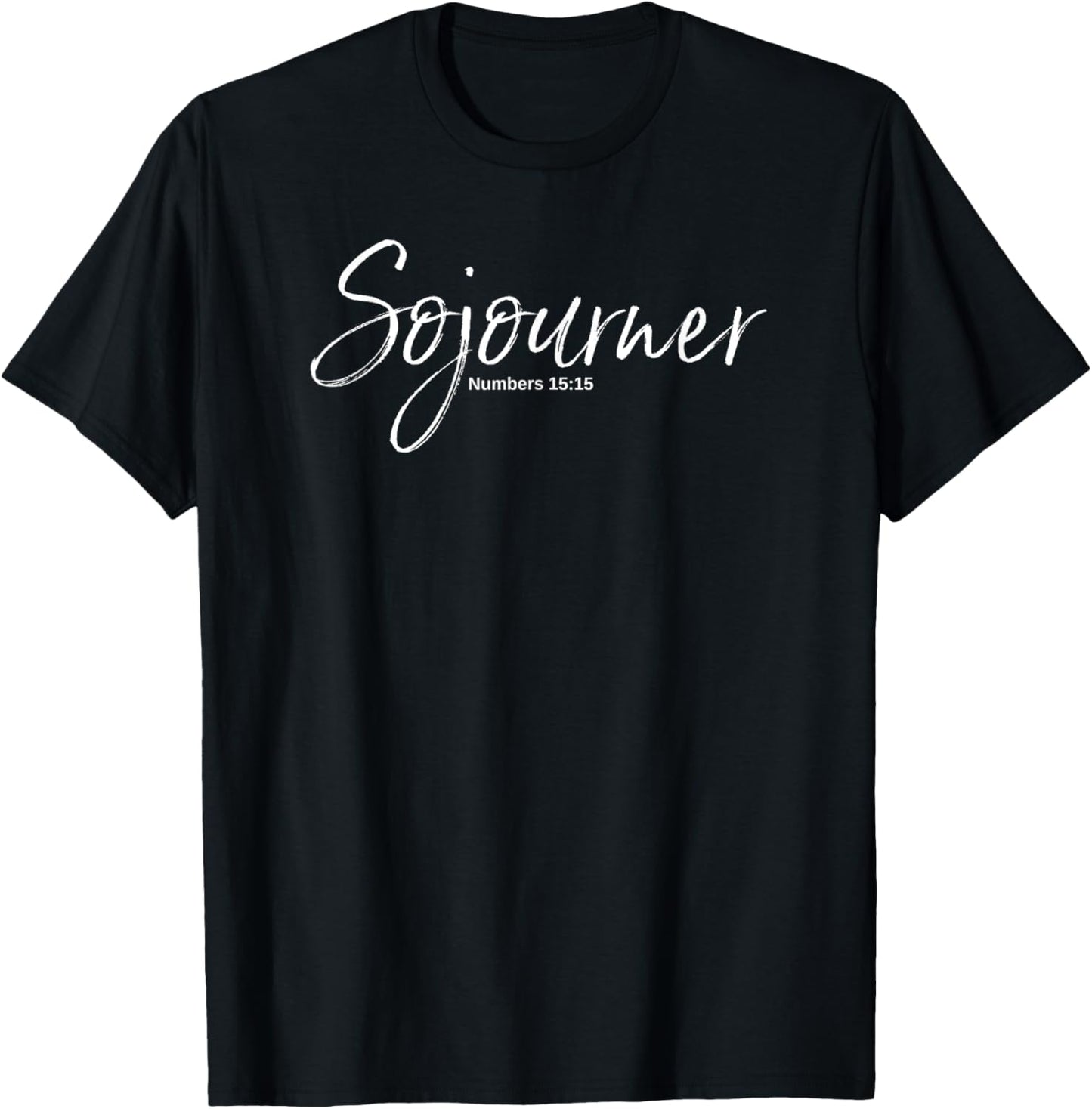 Sojourner Numbers 15:15 T-Shirt - T-Shirt | Black