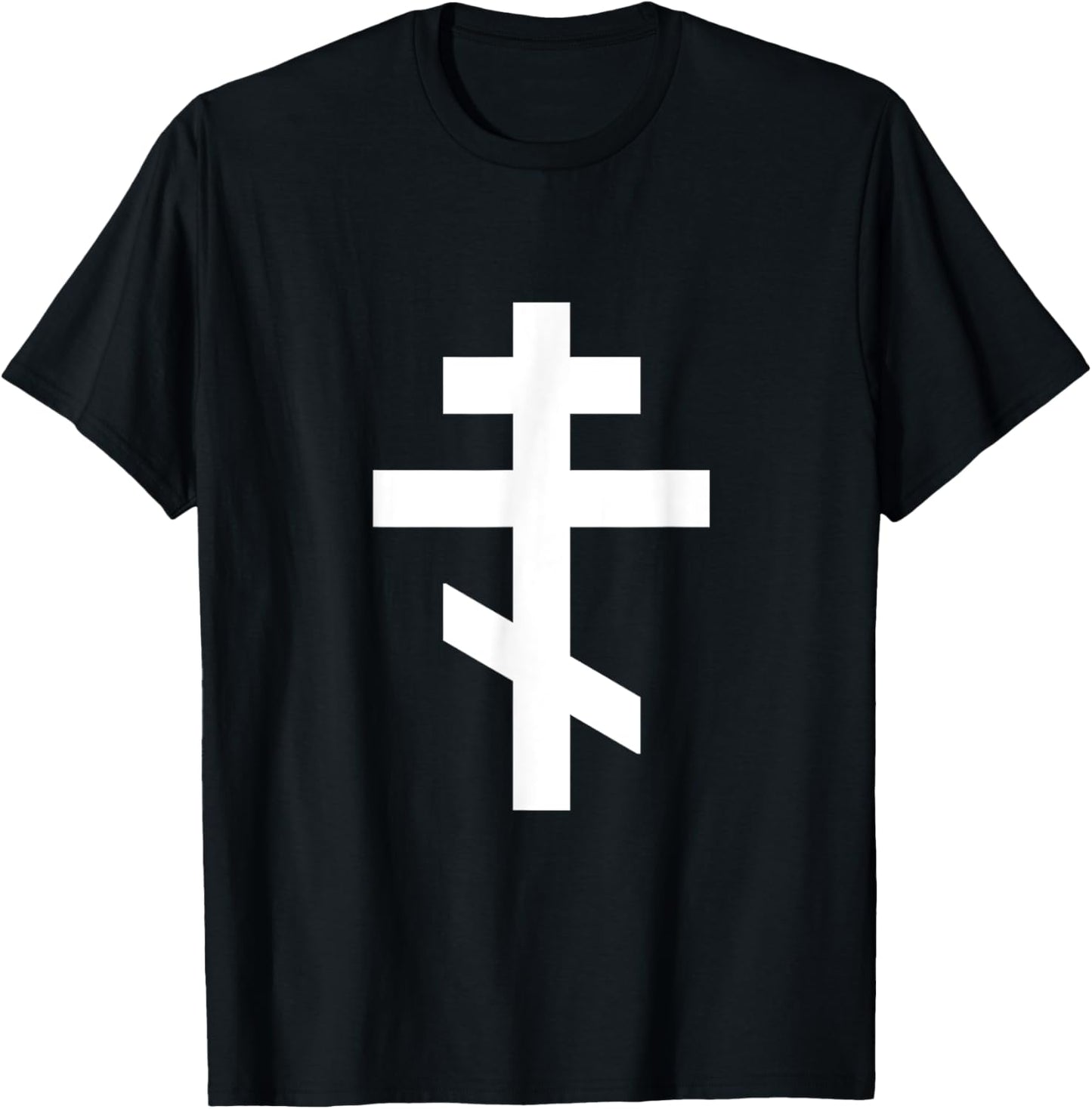 Serbian Russian Orthodox Cross IC XC NIKA Gift T-Shirt - T-Shirt | Black