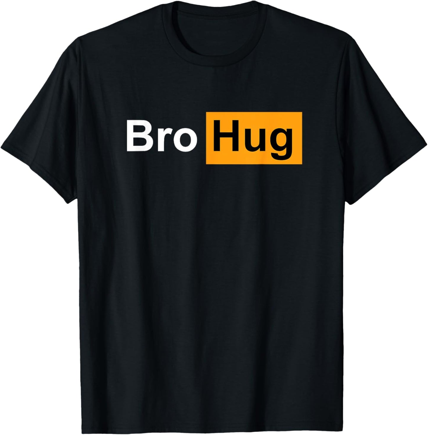Funny Bro Hug Bodybuilding Powerlifting Sports Gym Gift T-Shirt - T-Shirt | Black
