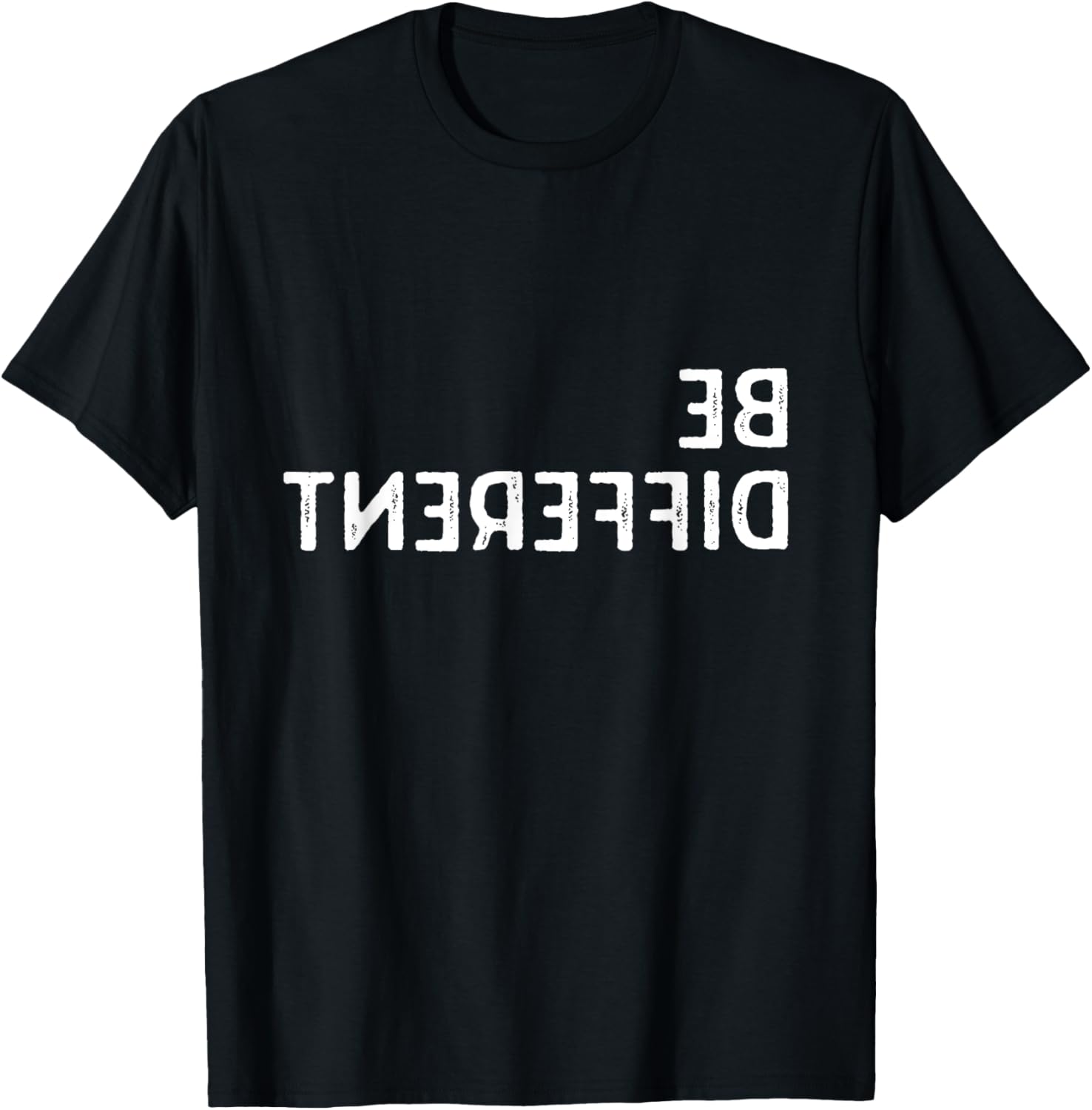 Be Different I'm Not For Everyone Funny Introvert Backwards T-Shirt - T-Shirt | Black