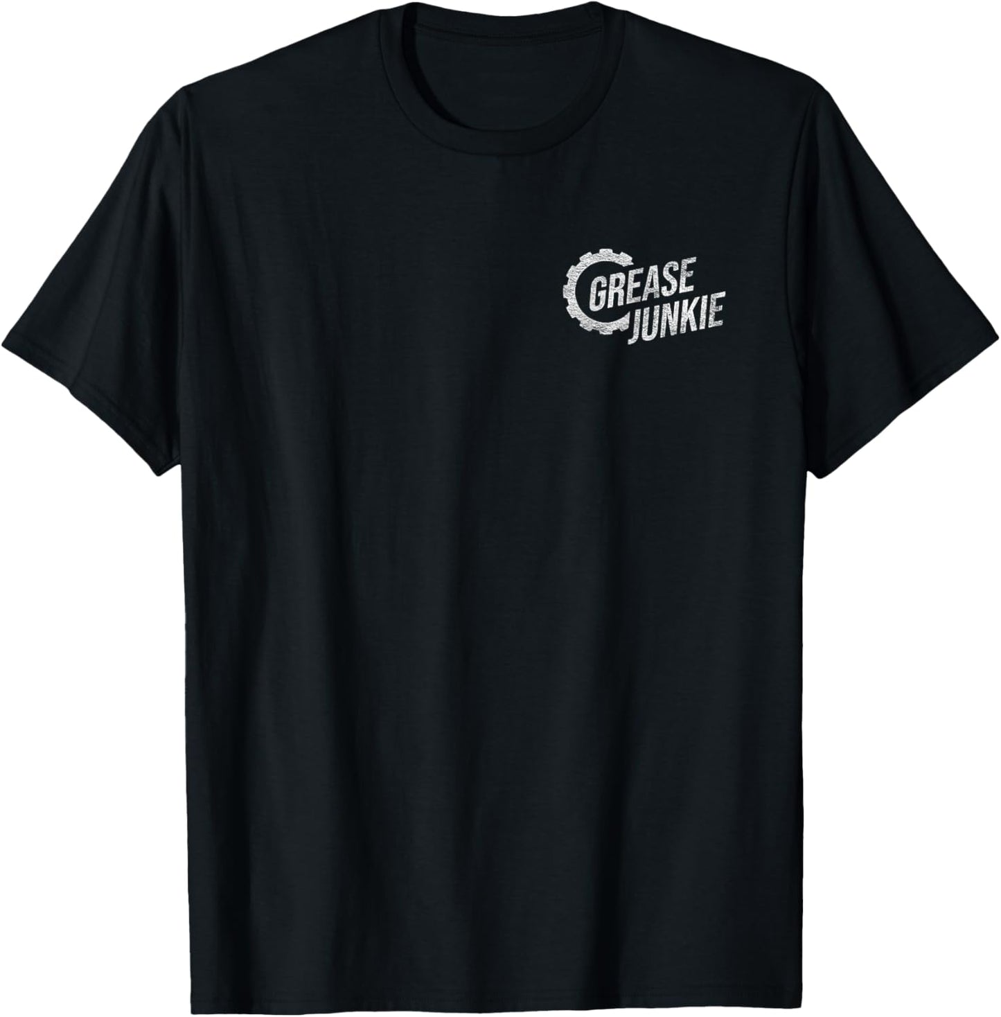 Grease Junkie Monkey Mechanic Tech Garage Repair Engines T-Shirt - T-Shirt | Black