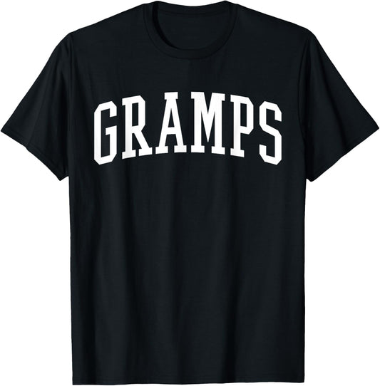 Classic Varsity Gramps - Men's Black Small Classic Fit Short Sleeve T-Shirt - T-Shirt | Black