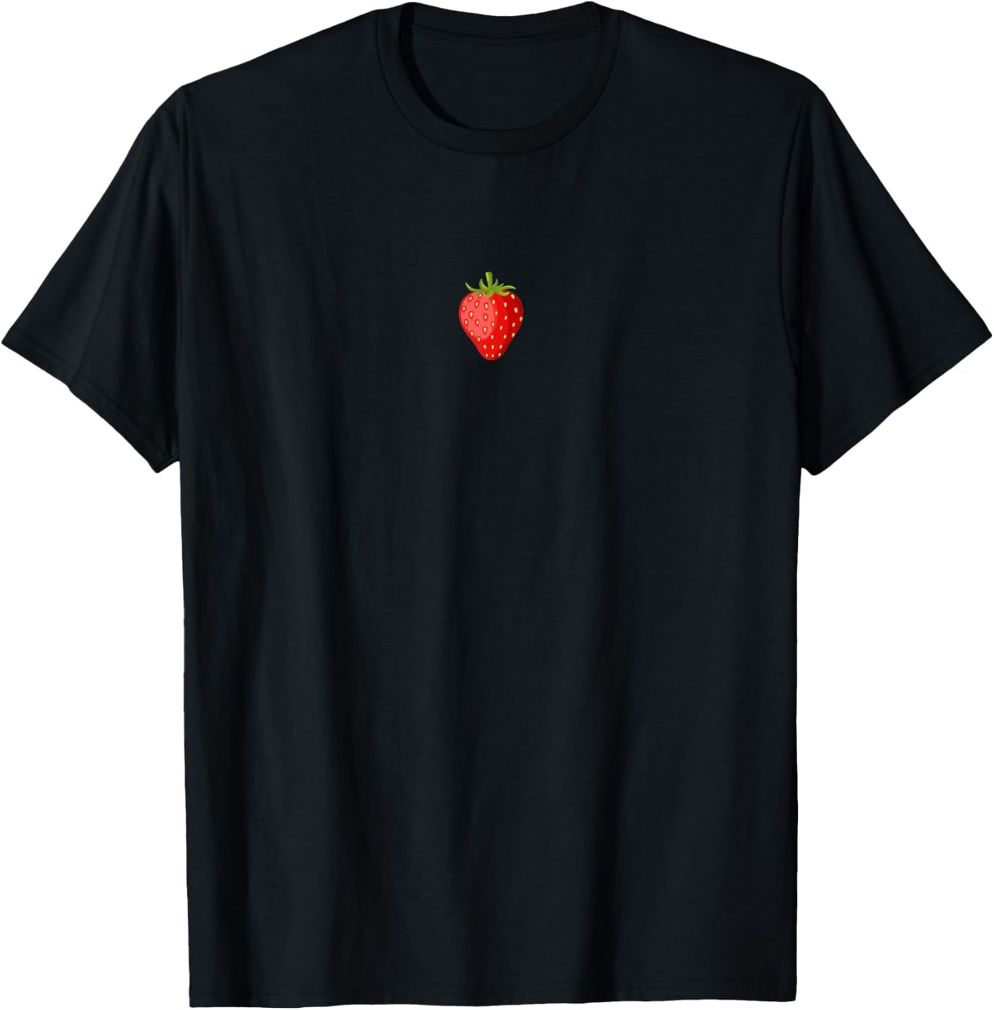 Strawberry Girl Aesthetic Soft Grunge Clothing T-Shirt - T-Shirt | Black