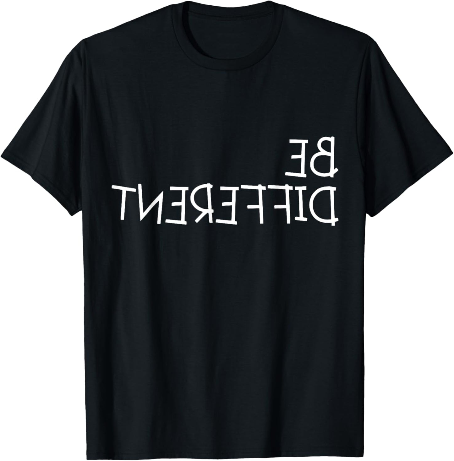 Be Different Funny Introvert Designs Early Bird I'm Not For Everyone Backwards T-Shirt - T-Shirt | Black